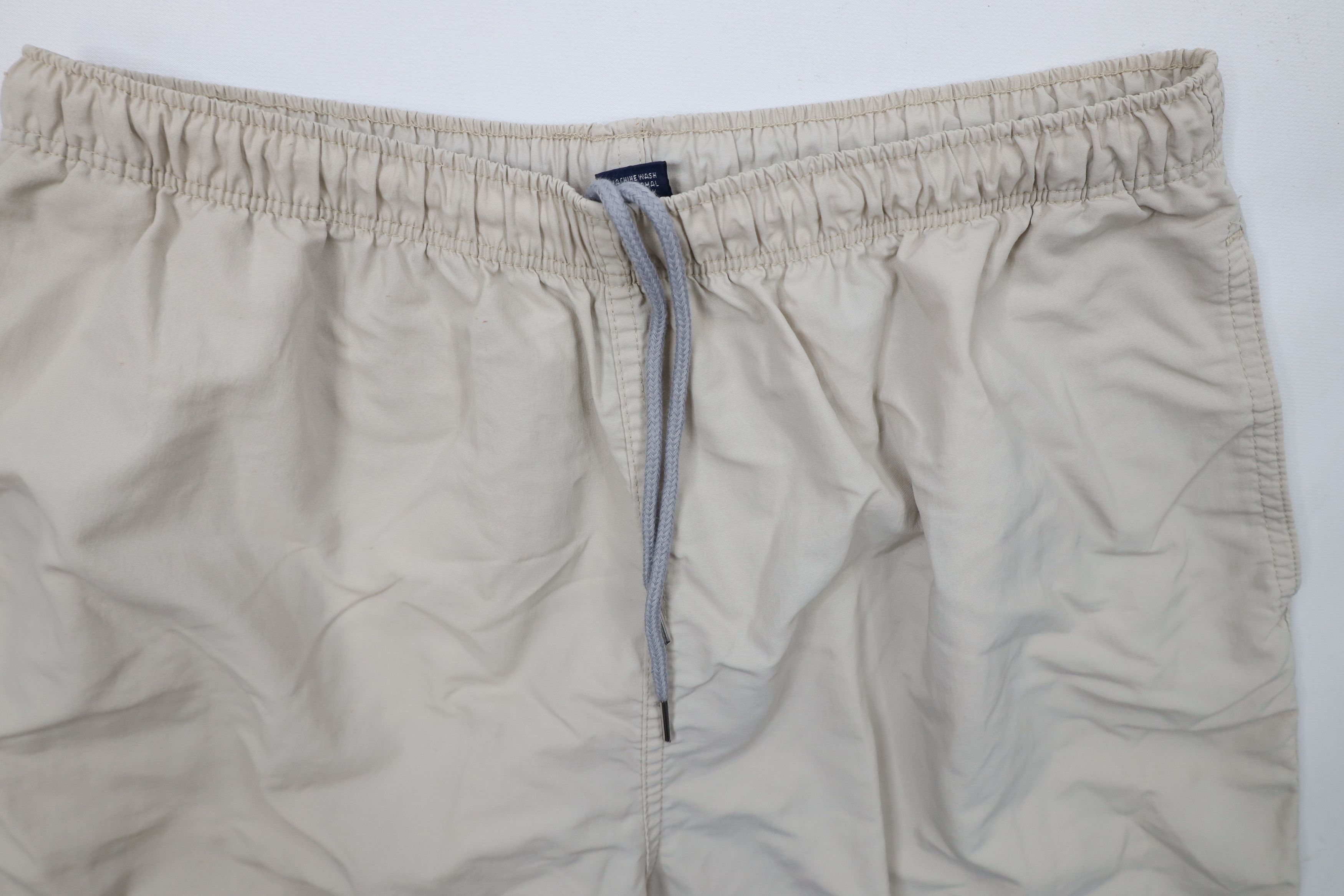 Lands' End × Vintage Vintage 90s Lands End Wide Leg Windbreaker Pants Beige USA Size 38" / US 16 / IT 52 - 10 Thumbnail