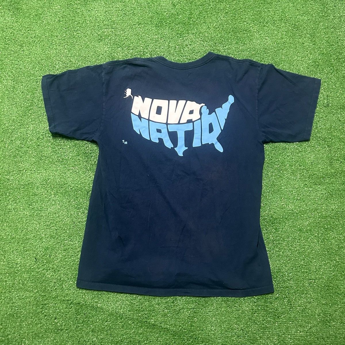 Nike Men’s size large Blue Villanova Nova Nation T-shirt Size US L / EU 52-54 / 3 - 1 Thumbnail