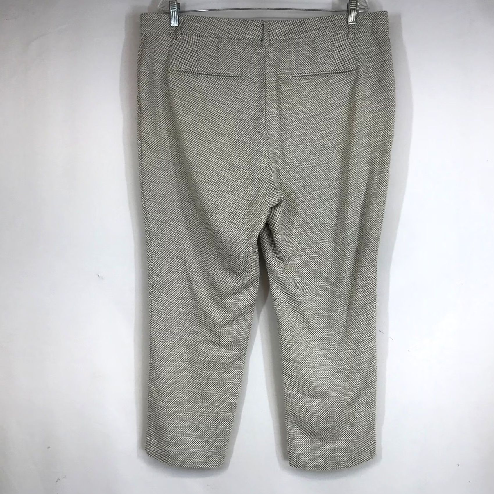 Ann Taylor Ann Taylor Curvy Fit Pants Size 16 Geometric Print Straight Leg Trousers Size 38" / US 16 / IT 52 - 4 Thumbnail