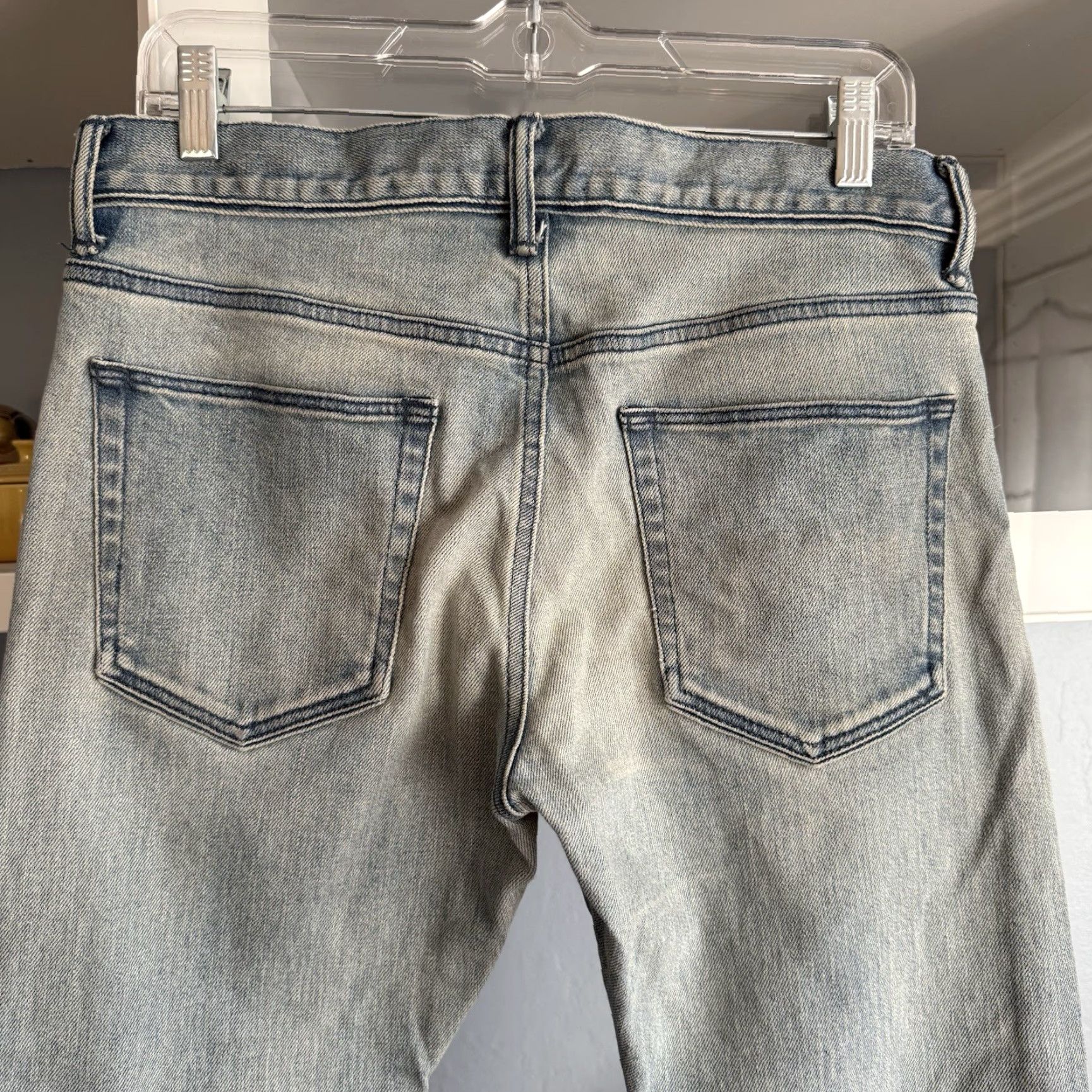 John Elliott VINTAGE John Elliott Cast 2 Jeans Plumas Slim Low Rise 30 Jeans Mens Blue Denim 33in 9.5in 5-pocket Slimming Button Fly Size US 30 / EU 46 - 4 Thumbnail