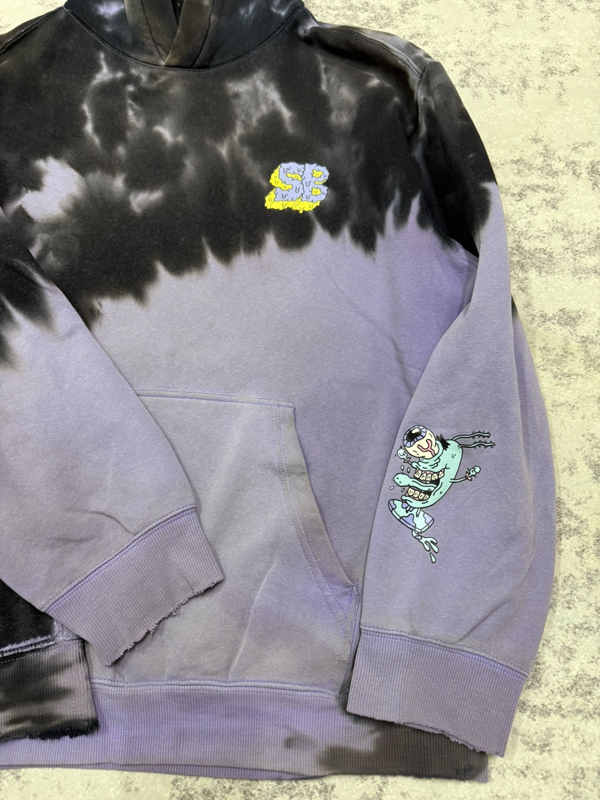 H&M H&M X Sponge Bob Tie Dye Pullover Sweater Hoodie Size US M / EU 48-50 / 2 - 9 Thumbnail