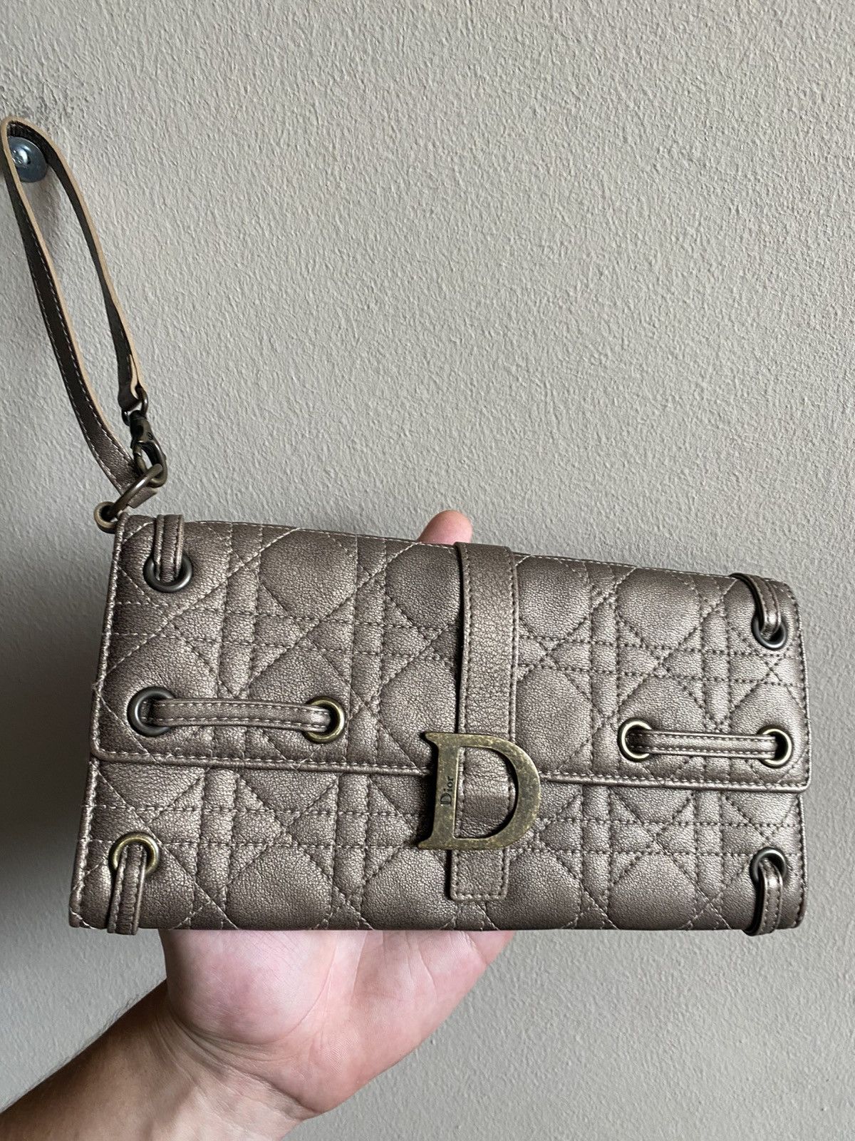 Christian Dior Monsieur Christian Dior Leather Clutch Size ONE SIZE - 4 Thumbnail