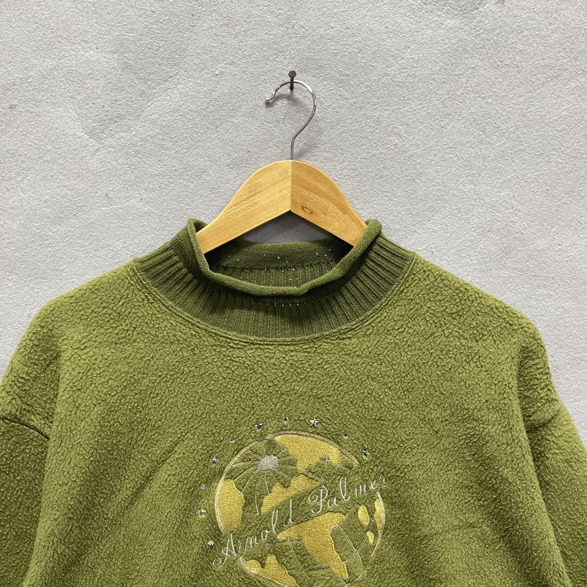 Japanese Brand Vintage Arnold Palmer International Fuzzy Knit Sweatshirt Size US M / EU 48-50 / 2 - 2 Thumbnail
