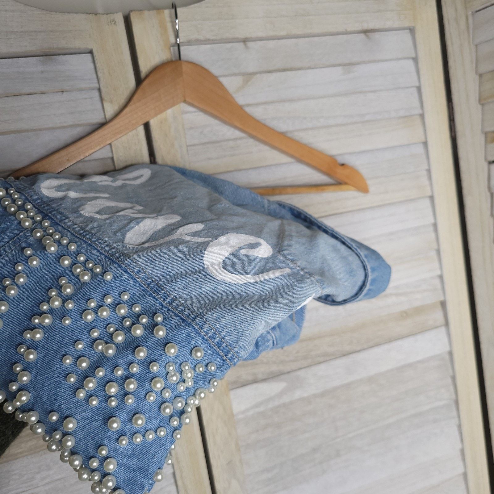 Other International Concepts Jean Jacket Beaded Womens XS Size XS / US 0-2 / IT 36-38 - 11 Thumbnail