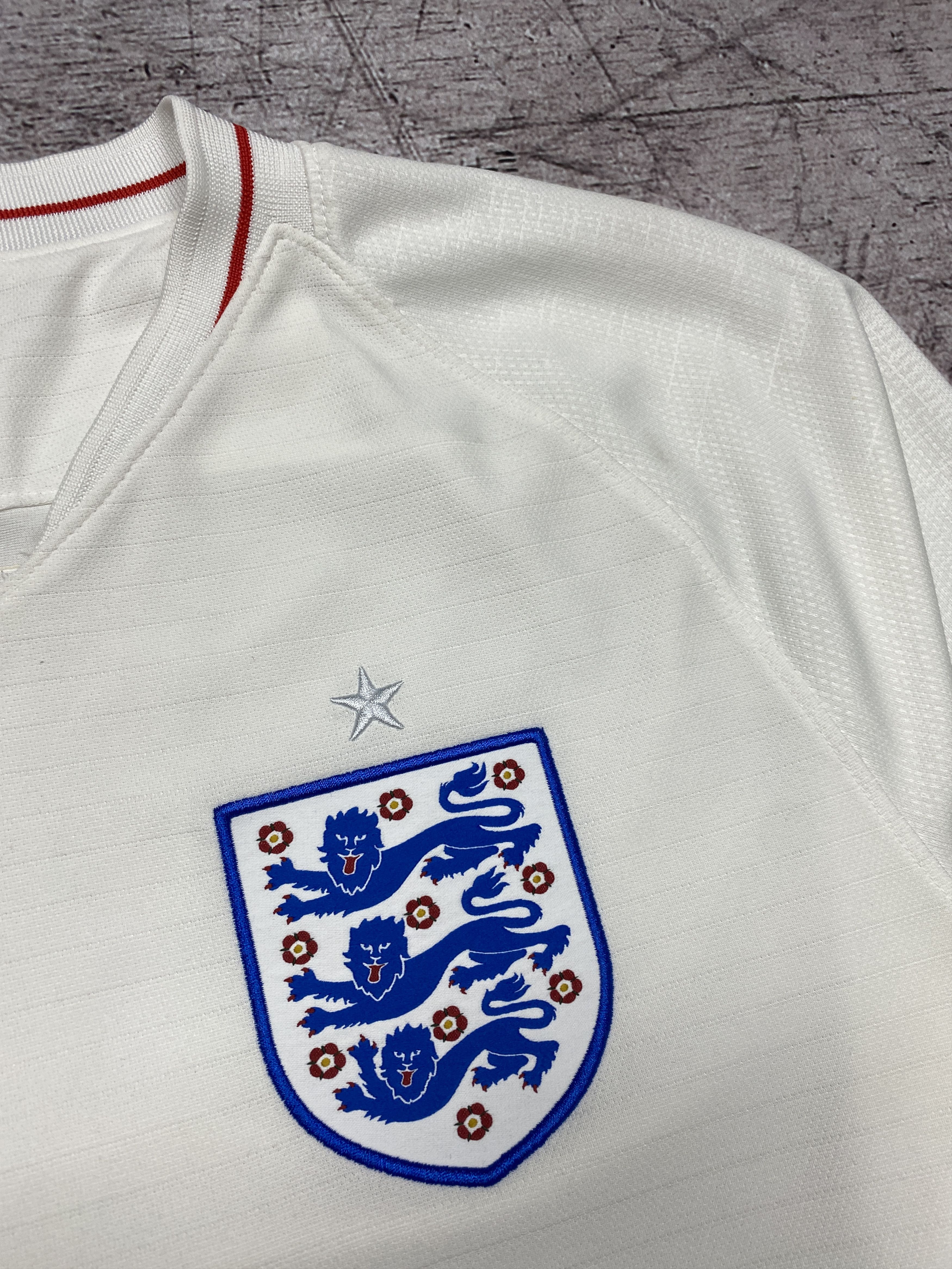 Nike × Vintage Nike England Vintage Mens Jersey T-Shirt Size US L / EU 52-54 / 3 - 3 Thumbnail