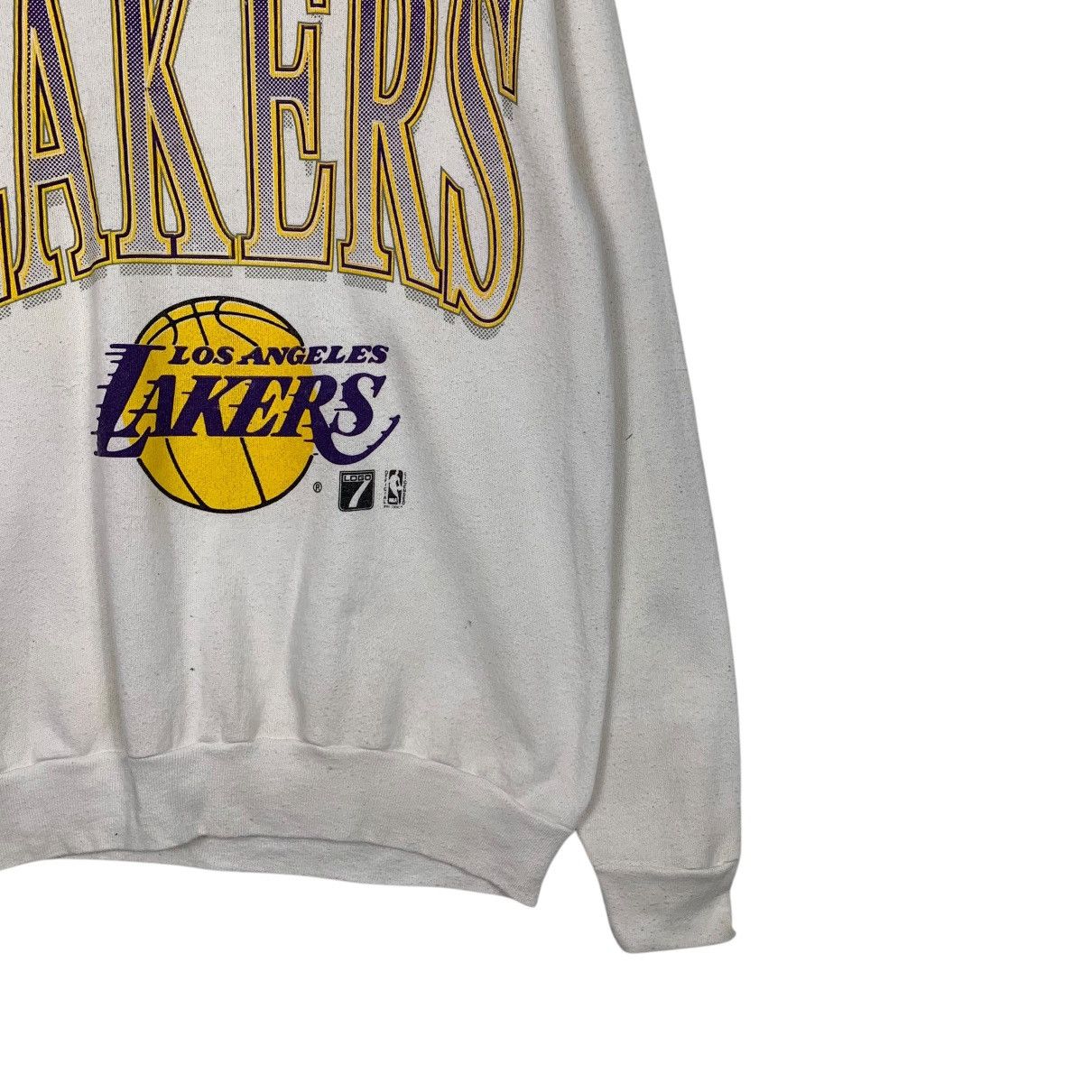 Tultex LOS ANGELES LAKERS Big Logo Sweatshirts Nba Logo 7 #2018-C88 Size US L / EU 52-54 / 3 - 6 Thumbnail