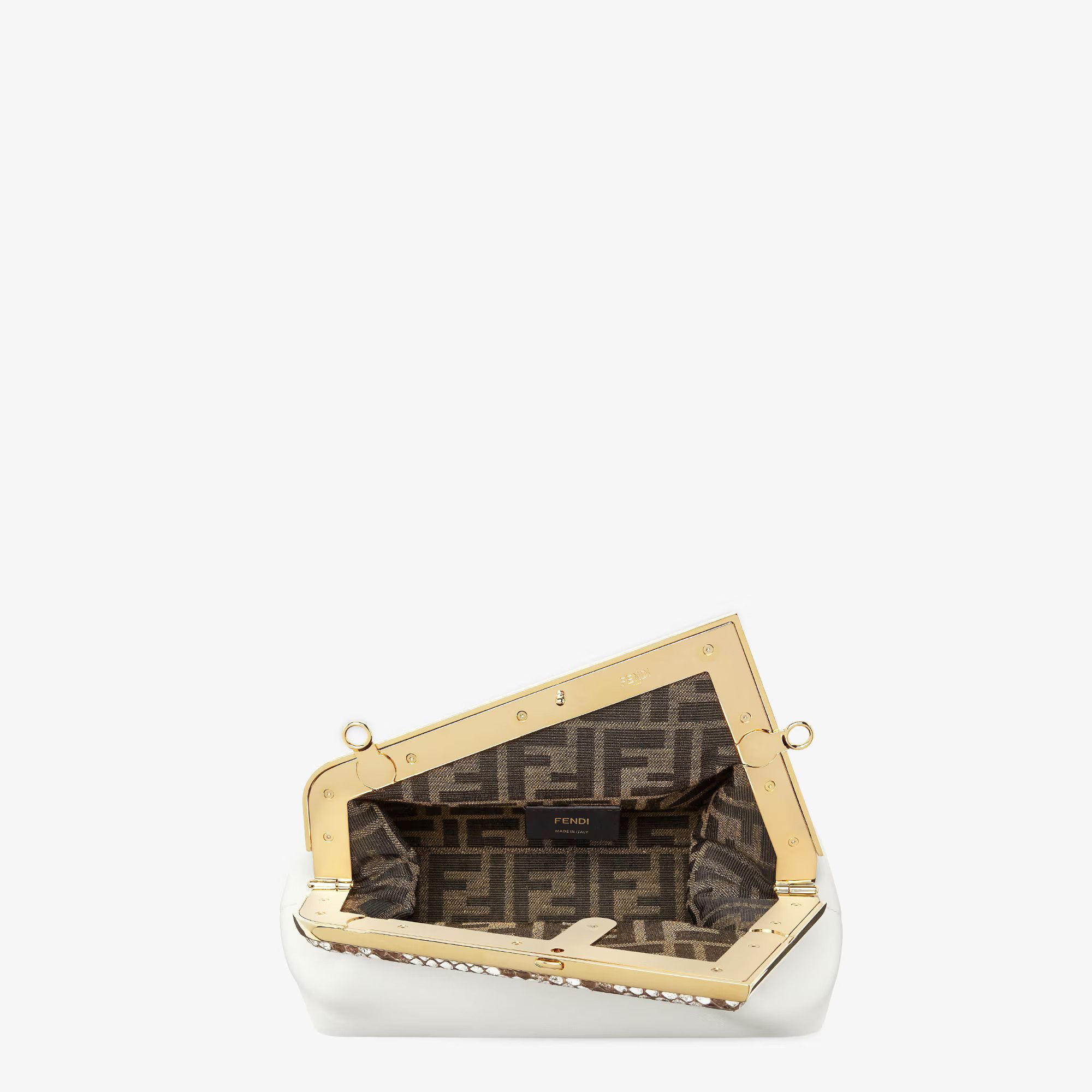 Fendi o1s1wg111225 Size: OS/ Fendi First Small in White Size ONE SIZE - 4 Thumbnail