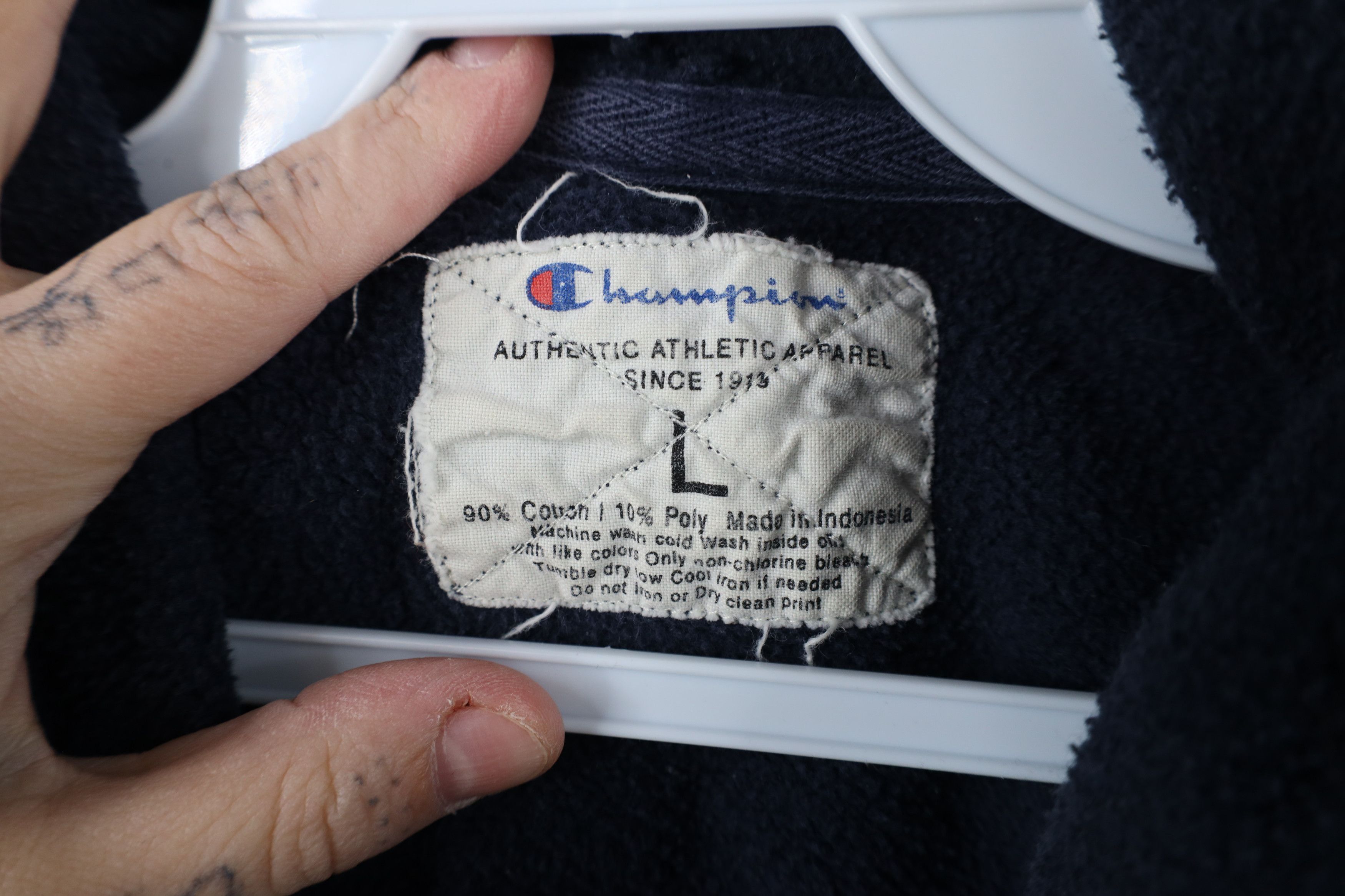 Champion × Vintage Vintage Champion University of Toledo Half Zip Sweatshirt Size US L / EU 52-54 / 3 - 9 Thumbnail