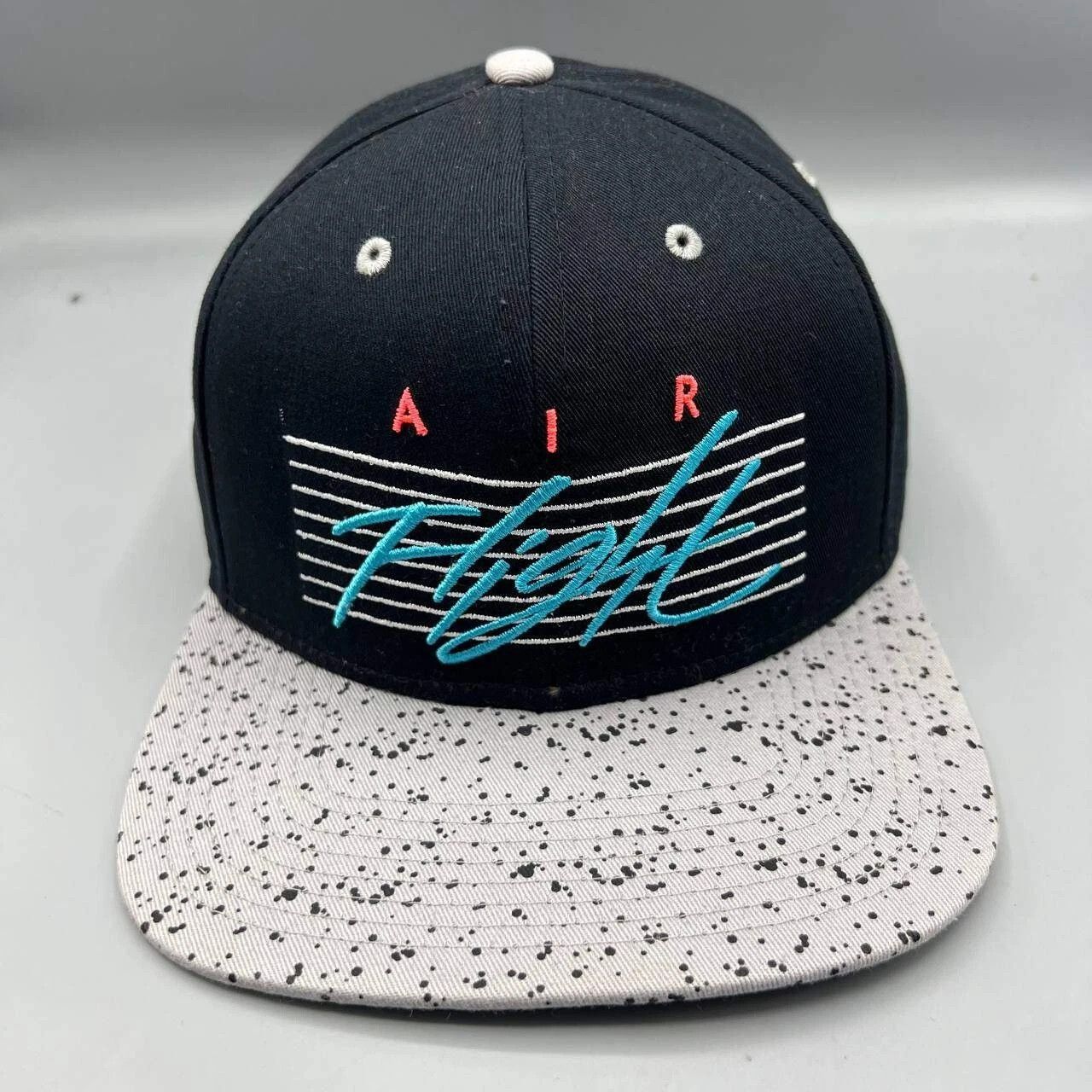 Nike Air Jordan Flight Hat Men Speckled Print Nike Snap Back Cap Size ONE SIZE - 1 Thumbnail
