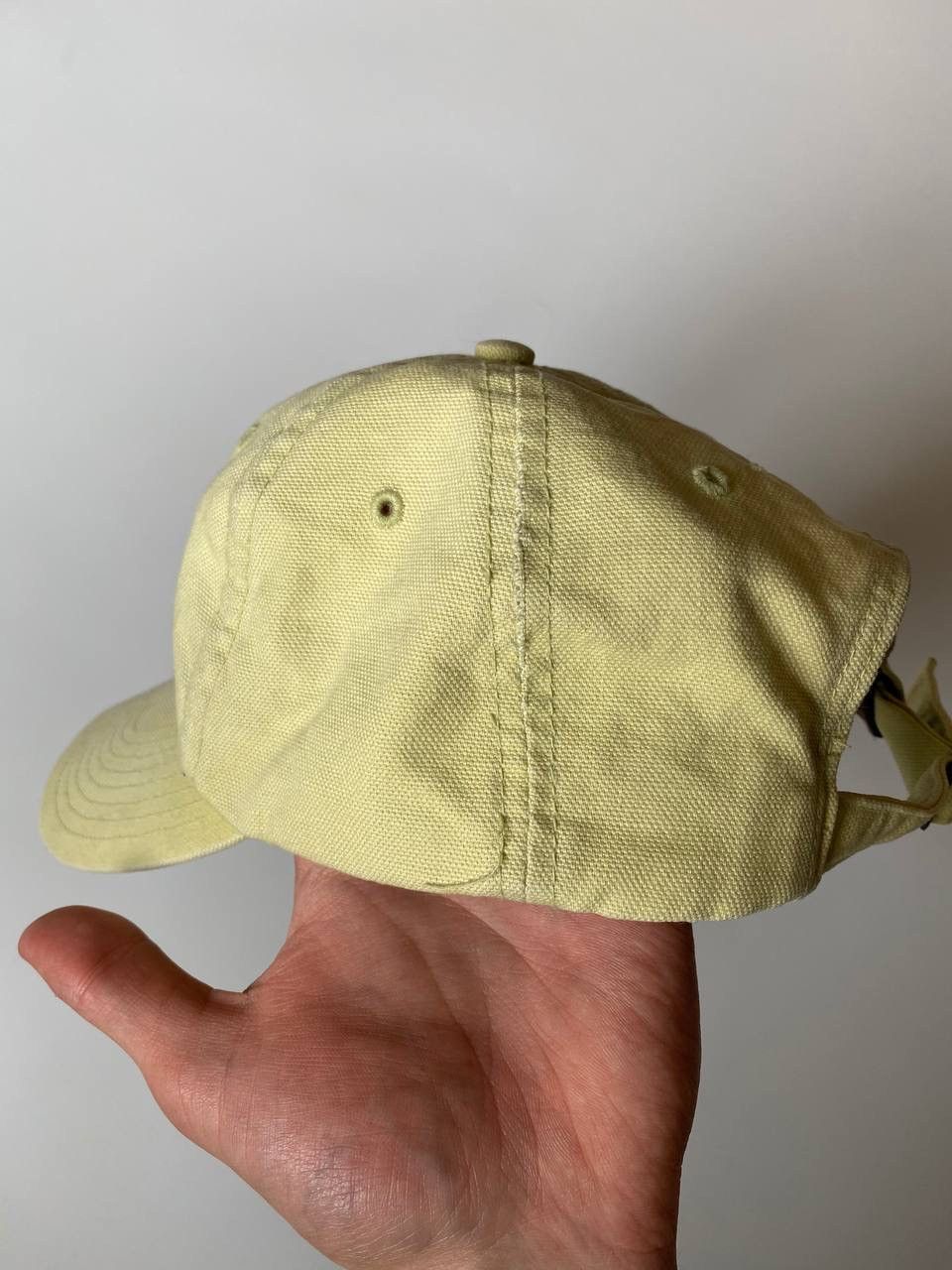Nike × Vintage Vintage Nike Hat Cap Small logo Yellow OS 00’s Size ONE SIZE - 6 Thumbnail