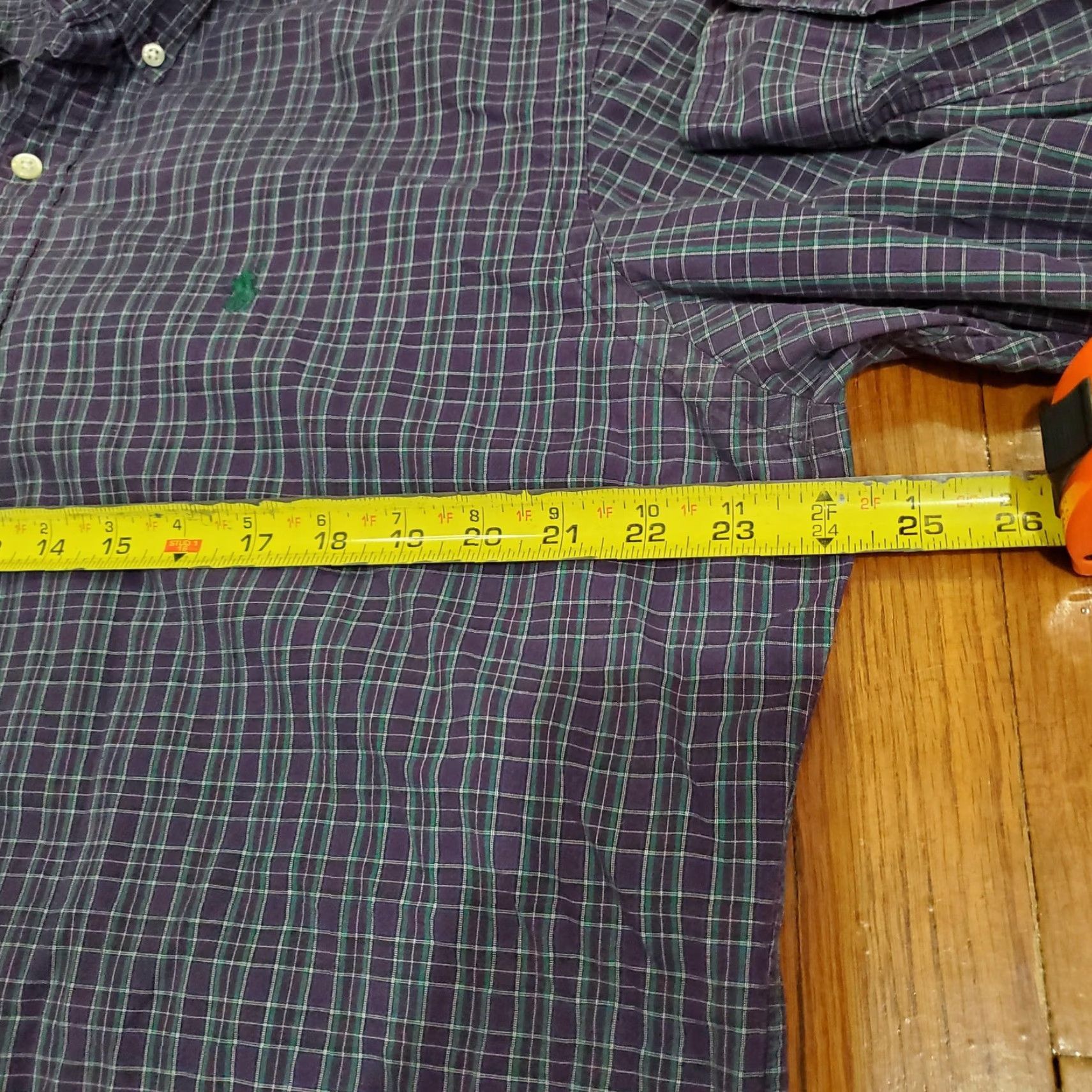 Ralph Lauren Ralph Lauren Shirt Mens XL Blue Plaid Long Sleeve Button Down Custom Fit Size US XL / EU 56 / 4 - 6 Thumbnail