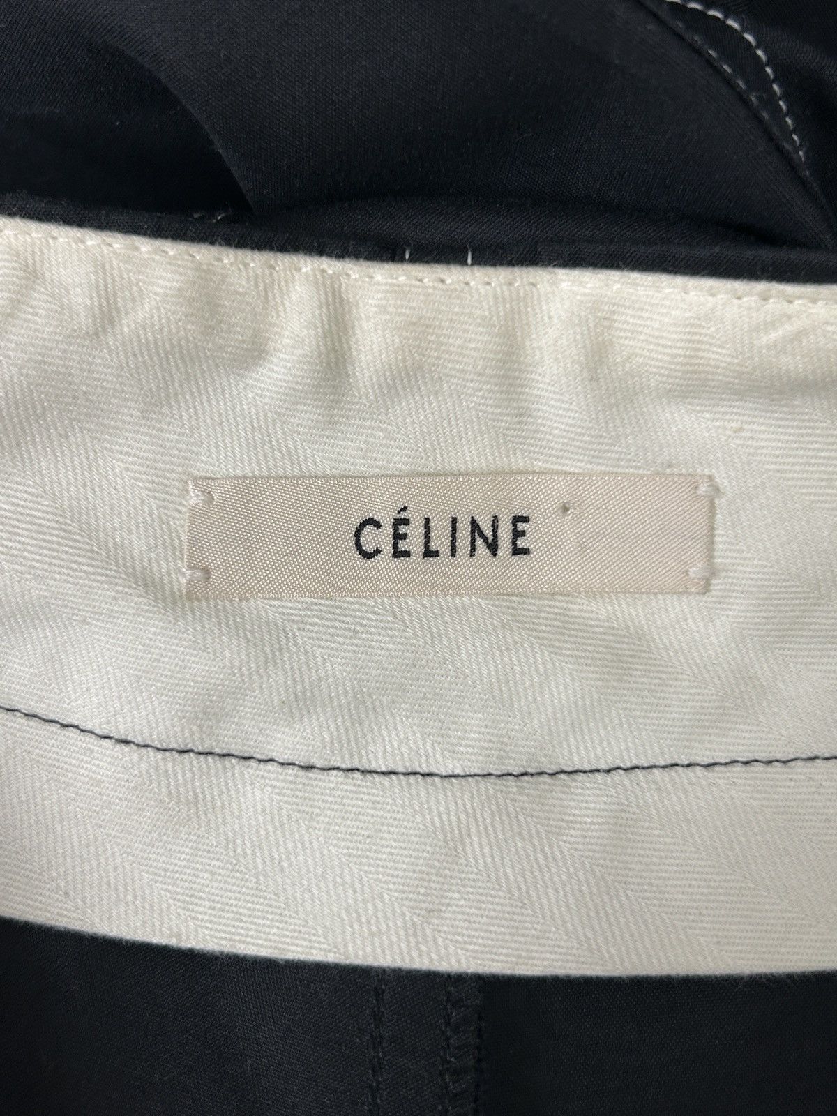 Celine FW14 Contrast Stitch Flare Trousers Size 26" / US 2 / IT 38 - 4 Thumbnail