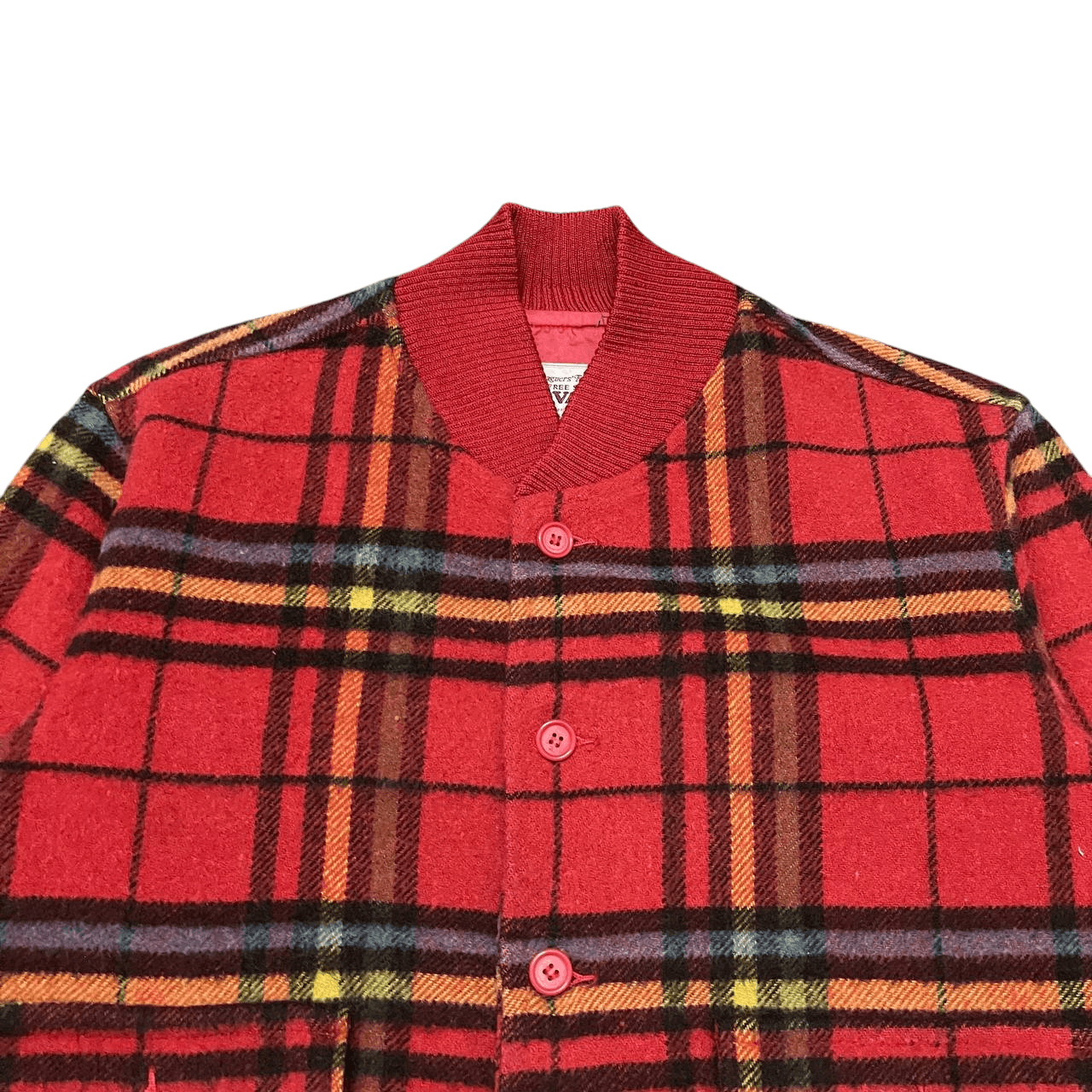 Issey Miyake Vintage Harvard Checkered Wool Bomber Jacket Issey Style Size US M / EU 48-50 / 2 - 2 Thumbnail