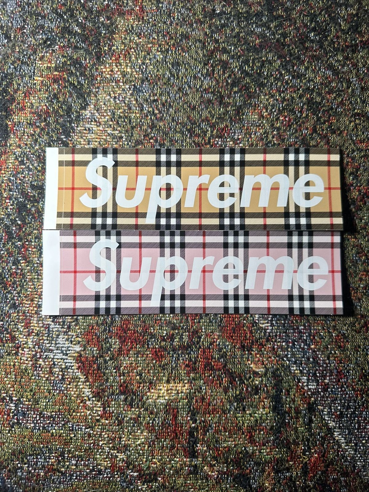 Supreme ステッカーセット バーバリー ティファニー おまけ付 Supreme ステッカーセット バーバリー ティファニー おまけ付 Burberry