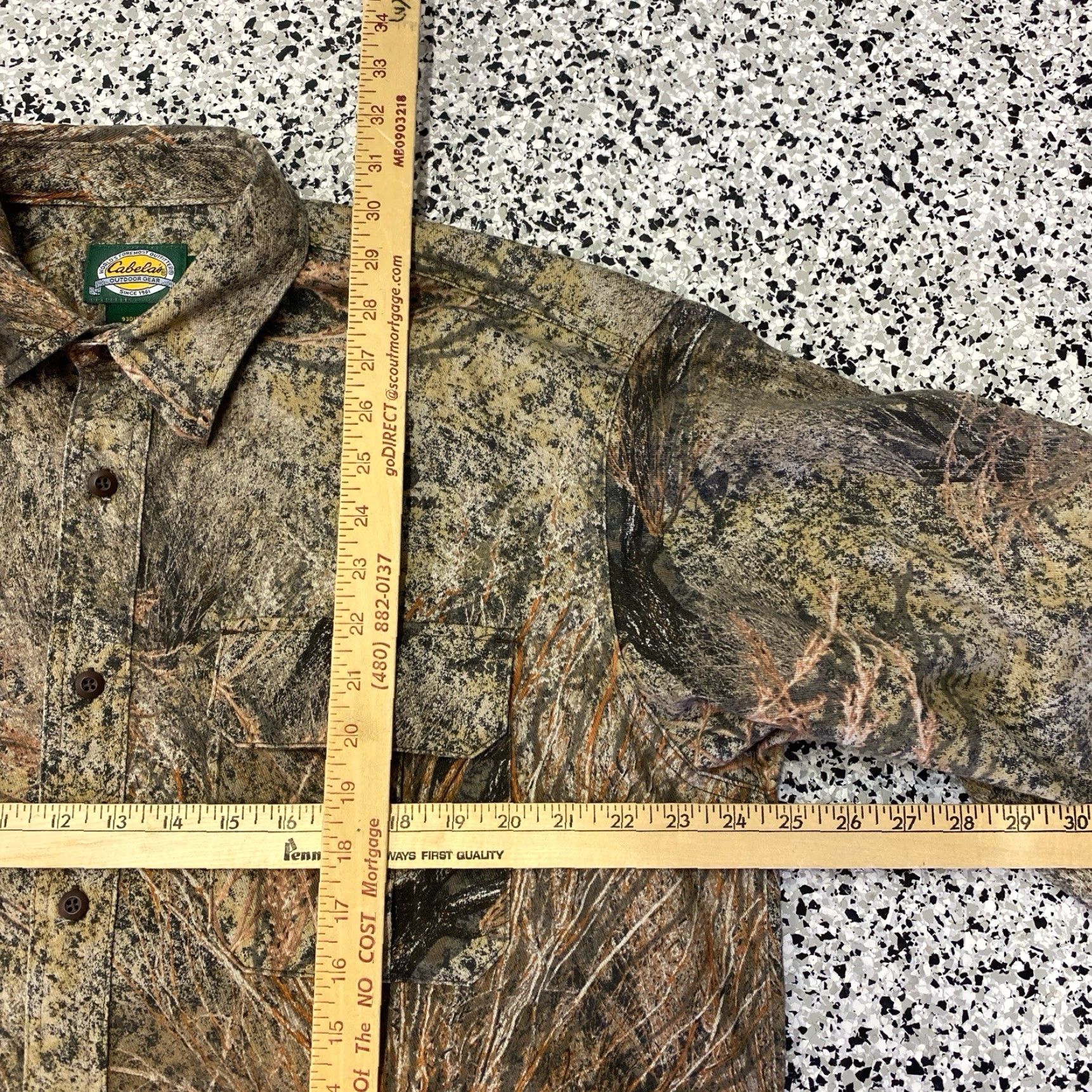Vintage VINTAGE Cabela's Shirt Mens L Camouflage Button Up Hunting Y2K Size US L / EU 52-54 / 3 - 2 Thumbnail