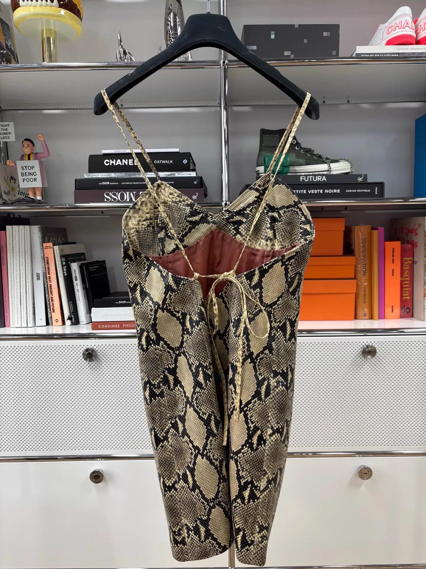 Gucci Gucci Runway Snake Print Leather Cami Dress IT38 Size XS / US 0-2 / IT 36-38 - 3 Thumbnail