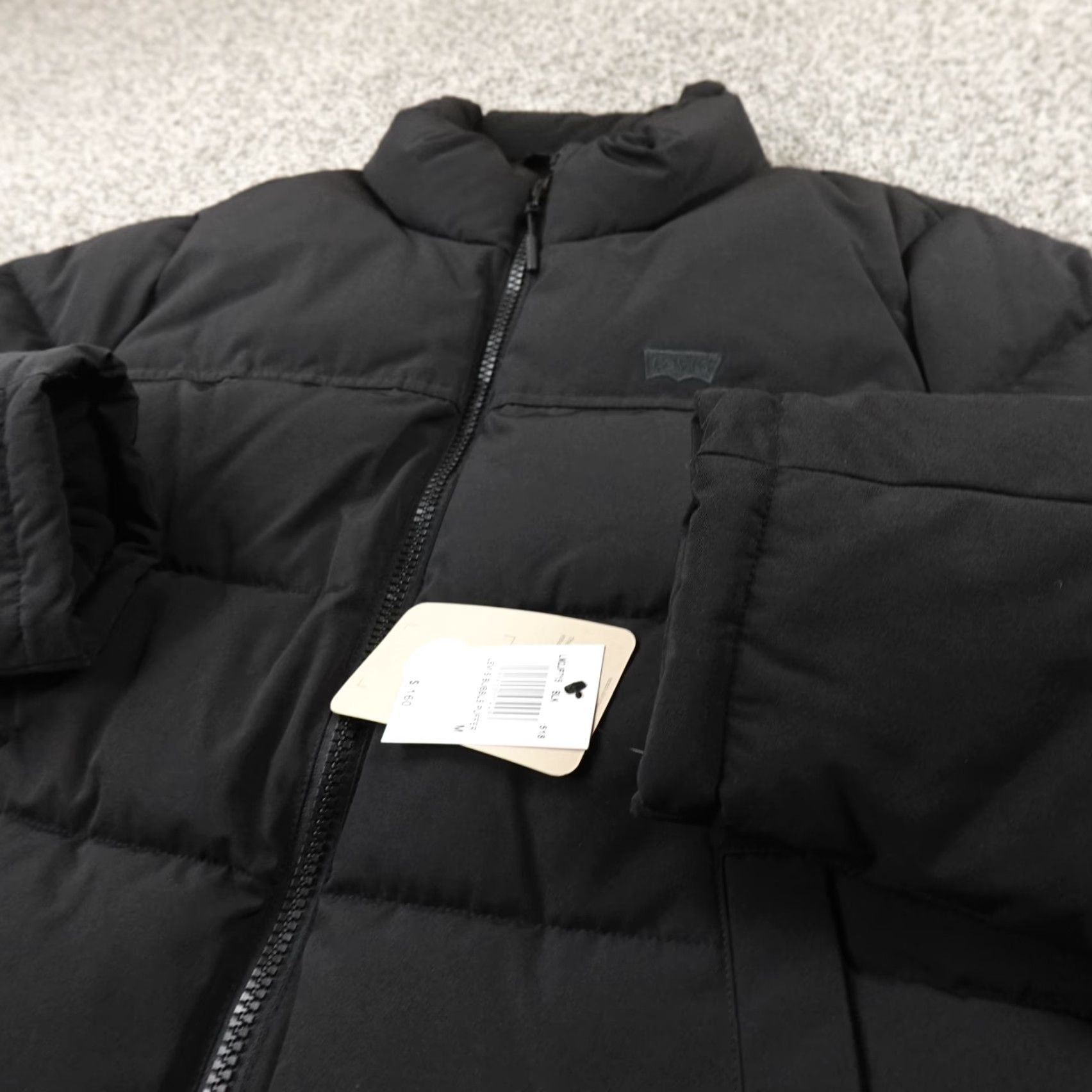 Levi's Levi's Jacket Mens M Black Quilted Puffer Coat Full Zip Insulated Windbreaker Size US M / EU 48-50 / 2 - 2 Thumbnail