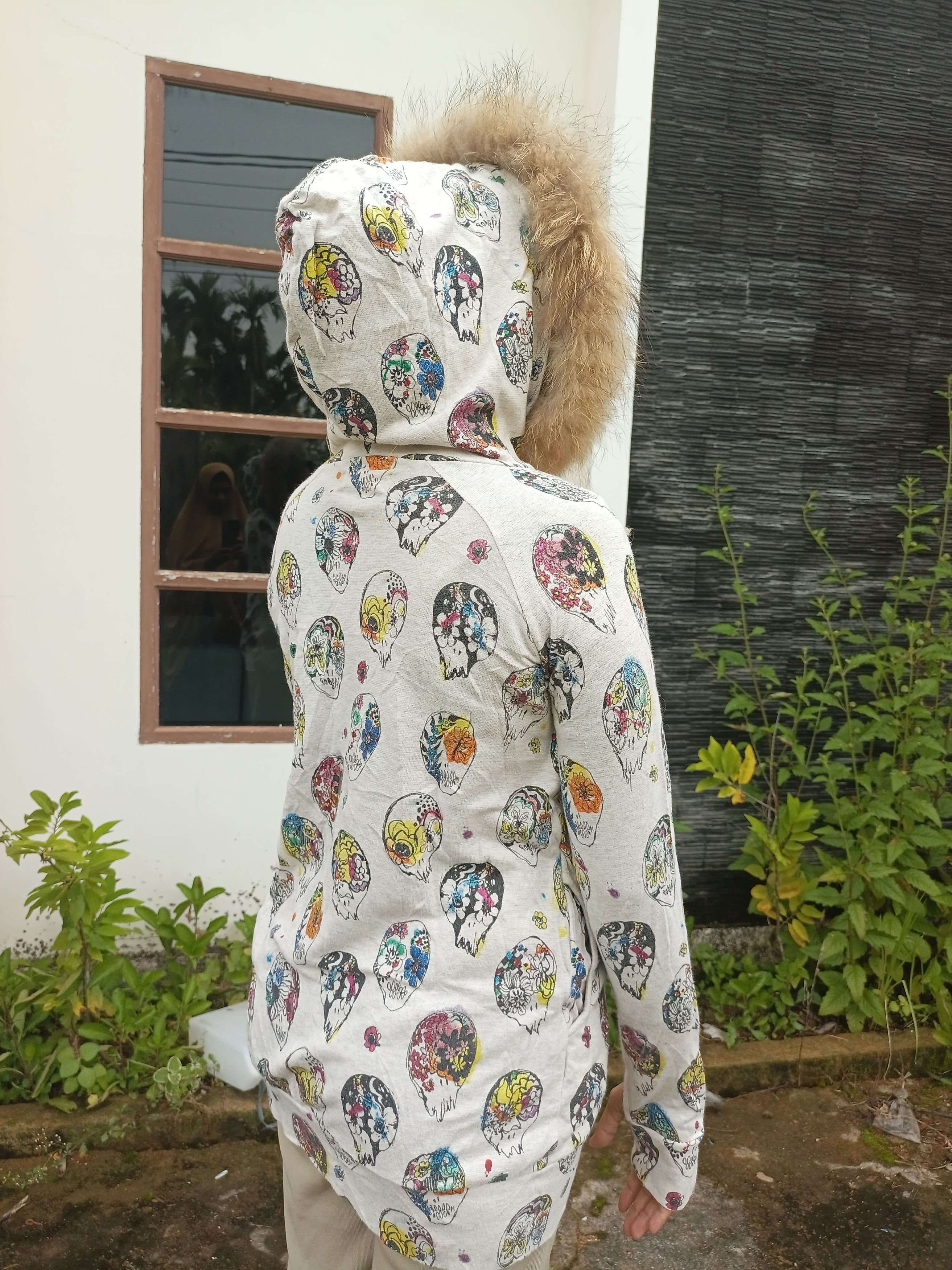 Japanese Brand × Le Grande Bleu (L.G.B.) SCOLAR Skulls Fur Hoodie Size US M / EU 48-50 / 2 - 7 Thumbnail