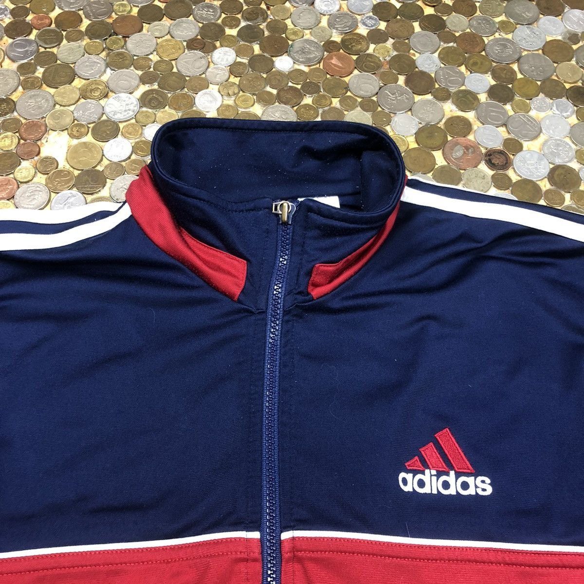 Adidas Adidas vintage zip sweatshirt tracksuit Size US M / EU 48-50 / 2 - 2 Thumbnail