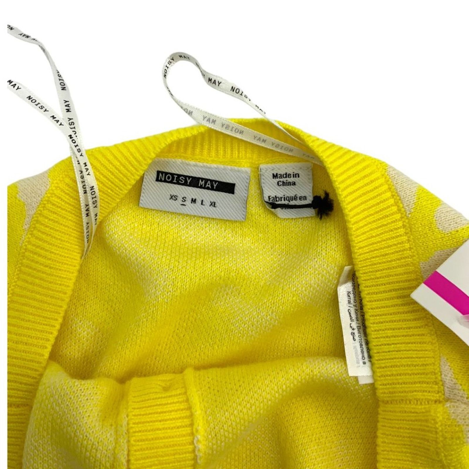 Hed Mayner Noisy May Knit Halter Neck Top Yellow Size Small NWOT Size S / US 4 / IT 40 - 4 Thumbnail