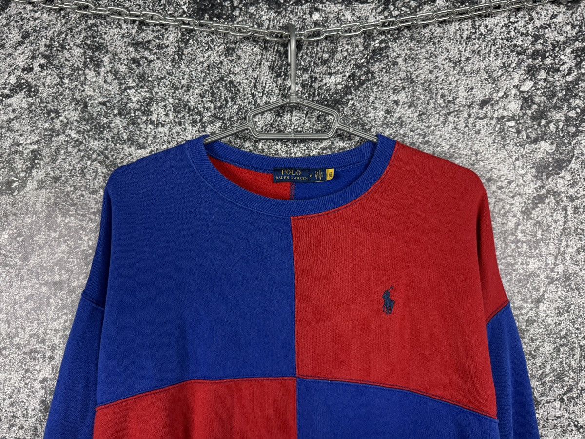 Polo Ralph Lauren Polo Ralph Lauren Colorblock Sweatshirt Spellout Logo Size M Size M / US 6-8 / IT 42-44 - 3 Thumbnail