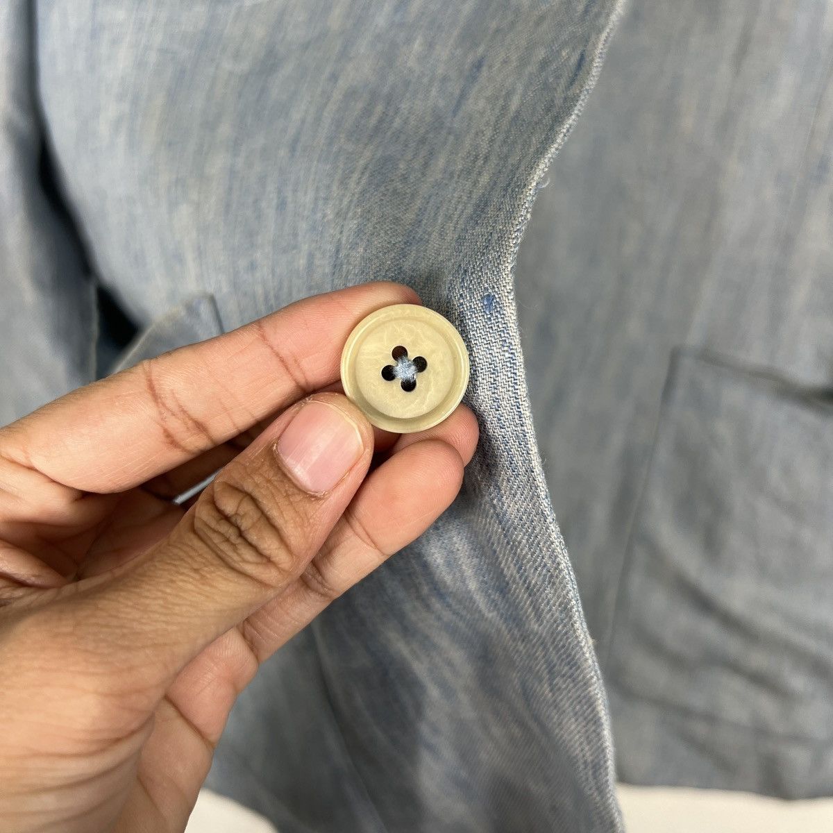 John Varvatos 🔥 JOHN VARVATOS LINEN BLAZER JACKET MADE IN ITALY Size US M / EU 48-50 / 2 - 14 Thumbnail