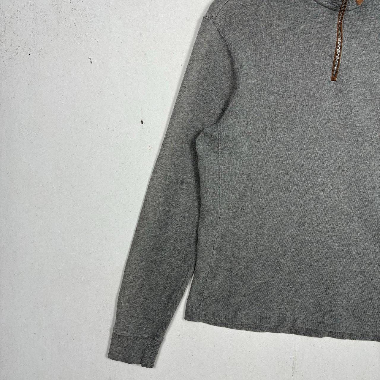 Polo Ralph Lauren Polo Ralph Lauren Gray 1/4 Zip Sweatshirt Thrashed Sun Faded Size US M / EU 48-50 / 2 - 5 Thumbnail