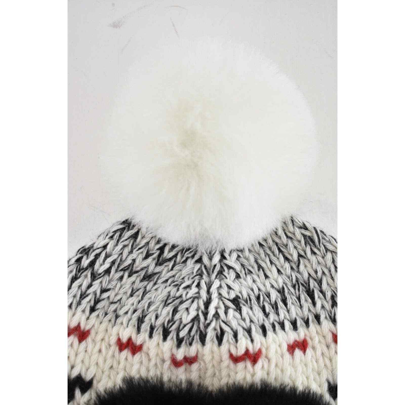 Chanel Chanel REV Pom Wool CC Logo Knit Cloche Beanie Winter Hat Size ONE SIZE - 6 Thumbnail
