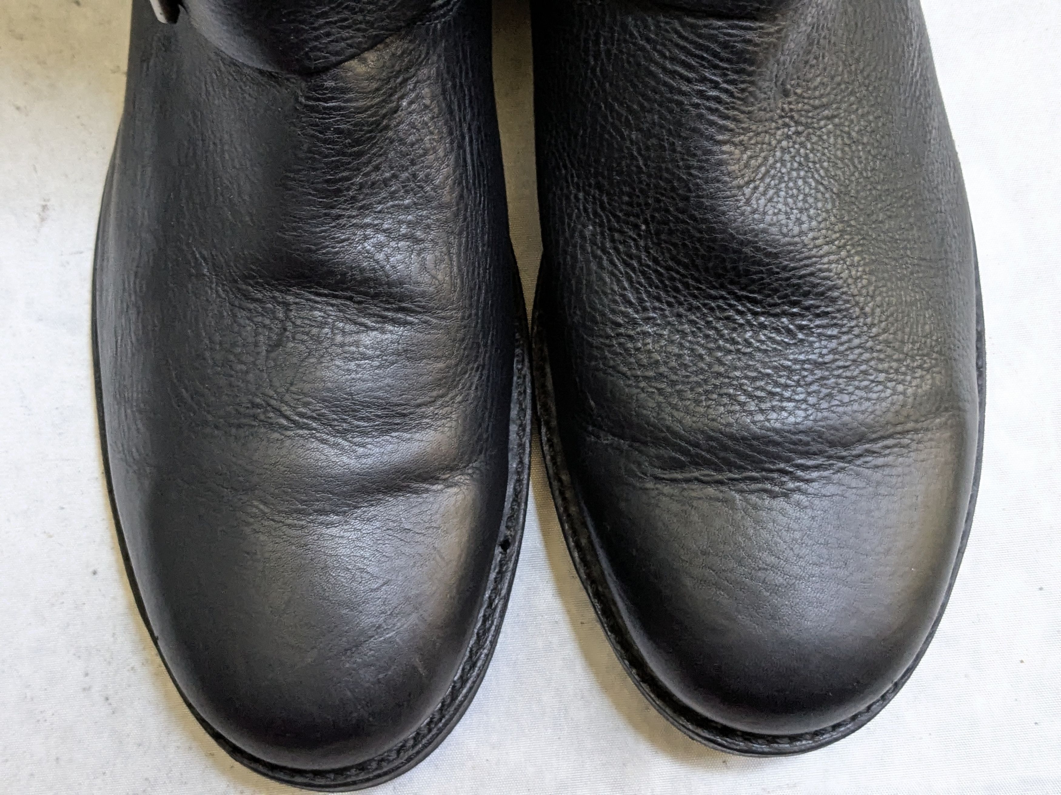 Frye Frye Engineer Boots Black 13 M Leather Buckle Strap USA Size US 13 / EU 46 - 2 Thumbnail
