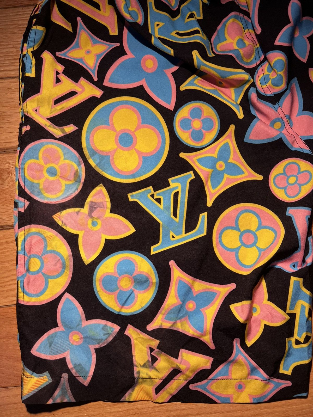 Imran Potato Imran Potato “Louis Vuitton” Shorts Black Size US 32 / EU 48 - 4 Thumbnail