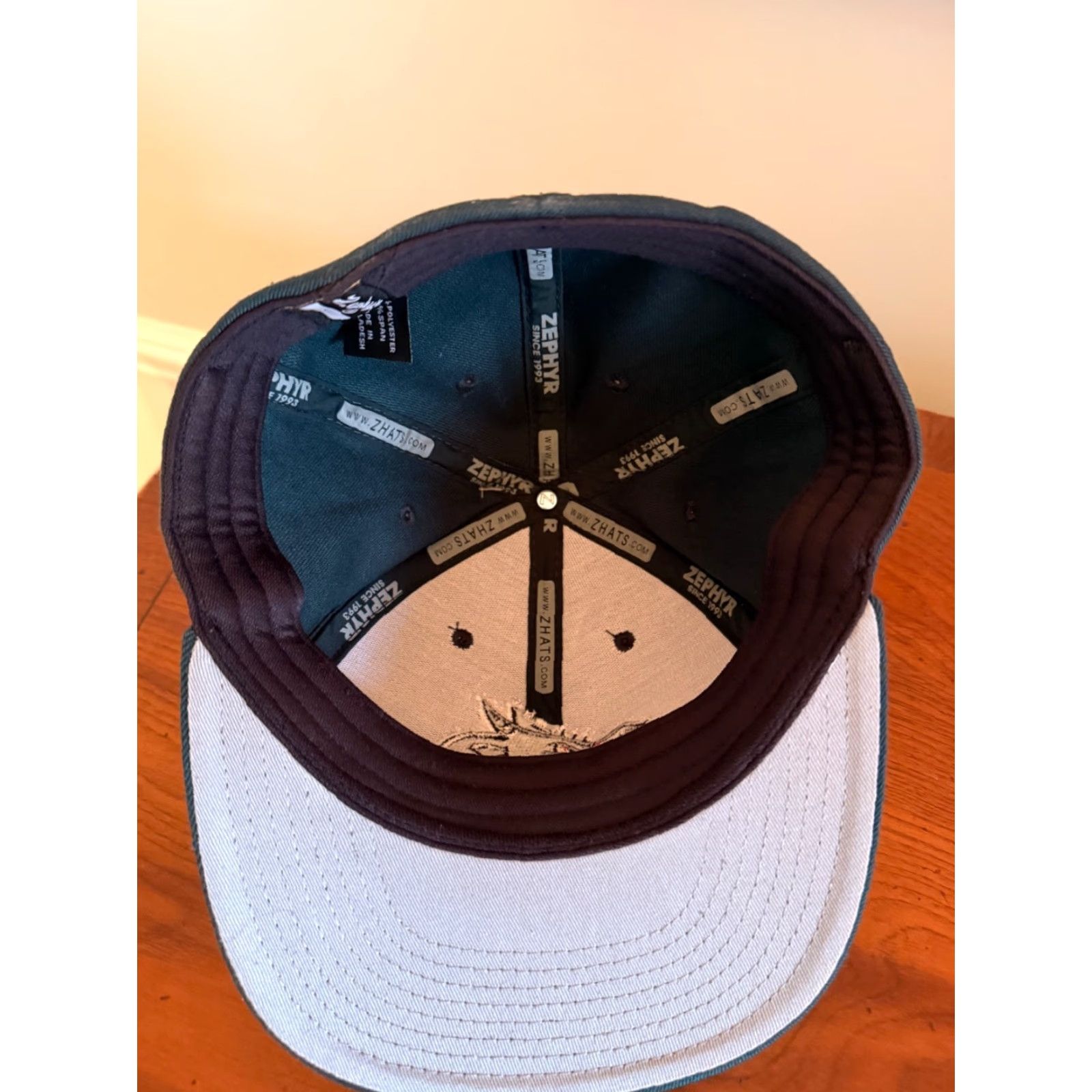 Zephyr VINTAGE? (No) Columbus River Dragons Green Zephyr Hat Fitted Sz M One Size Men Baseball Cap Size ONE SIZE - 4 Thumbnail
