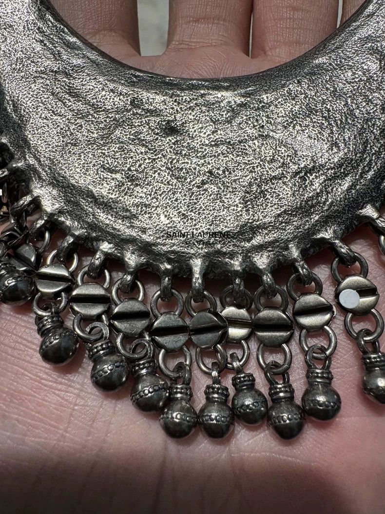 Yves Saint Laurent Saint Laruent Show Style Family Style Heavy Industry Neckla Size ONE SIZE - 3 Thumbnail