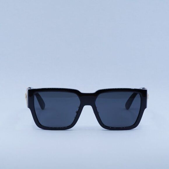 Versace Versace VE4483D GB1/87 Sunglasses Black Square Frame Size ONE SIZE - 8 Thumbnail