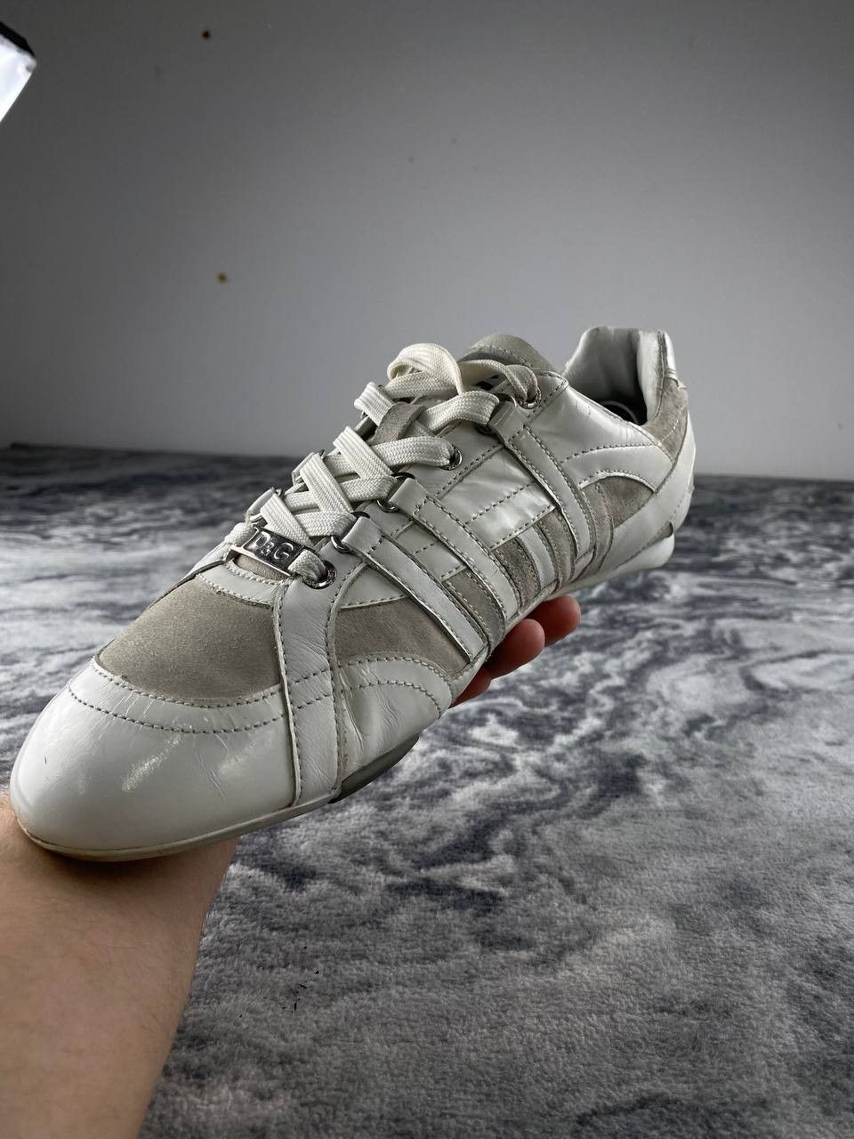 Dolce & Gabbana Vintage Dolce & Gabbana Patent Leather Sneakers Men Size US 8.5 / EU 41-42 - 6 Thumbnail