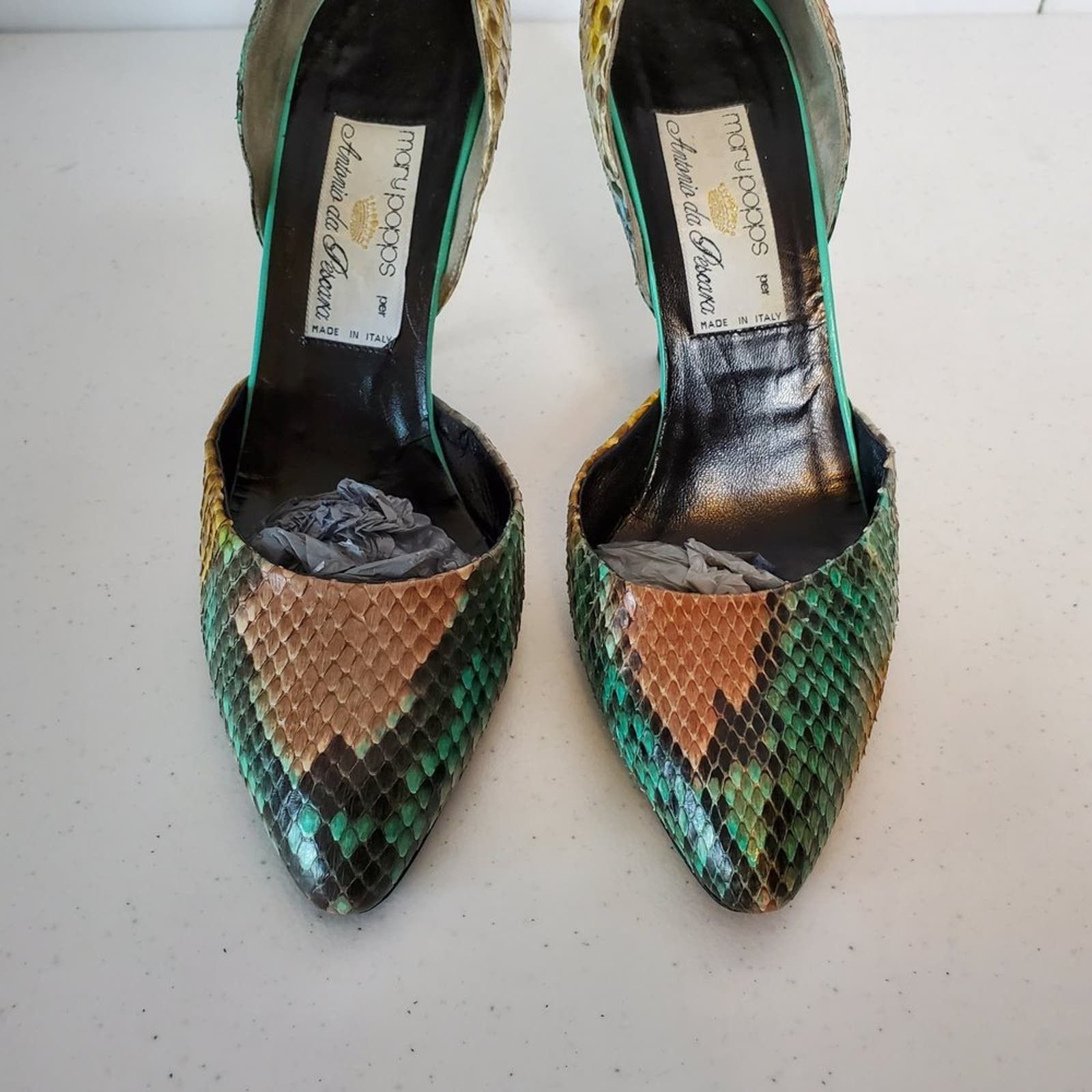 Designer Mary Popps by Antonio da Pescara Shoes 39B Size US 9 / IT 39 - 4 Thumbnail
