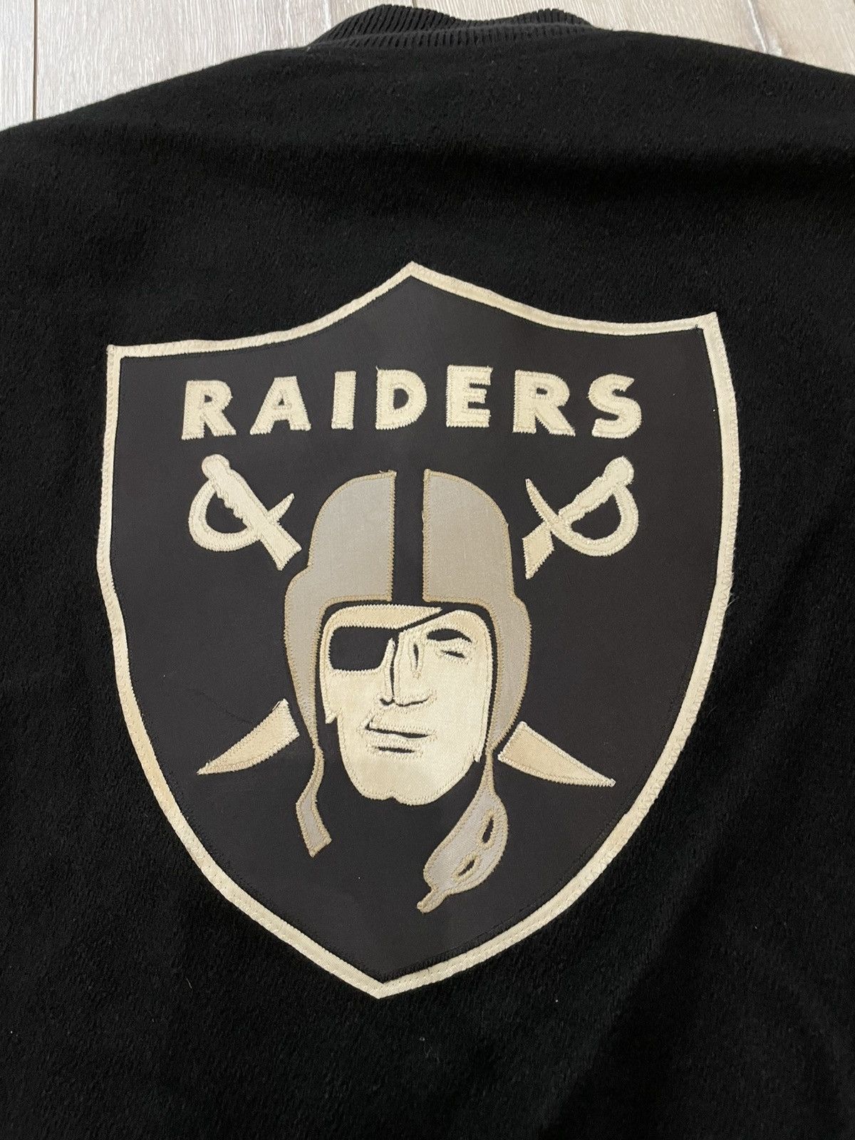 NFL Vintage Oakland Raiders Chalkline Letterman Jacket USA Size US XL / EU 56 / 4 - 7 Thumbnail