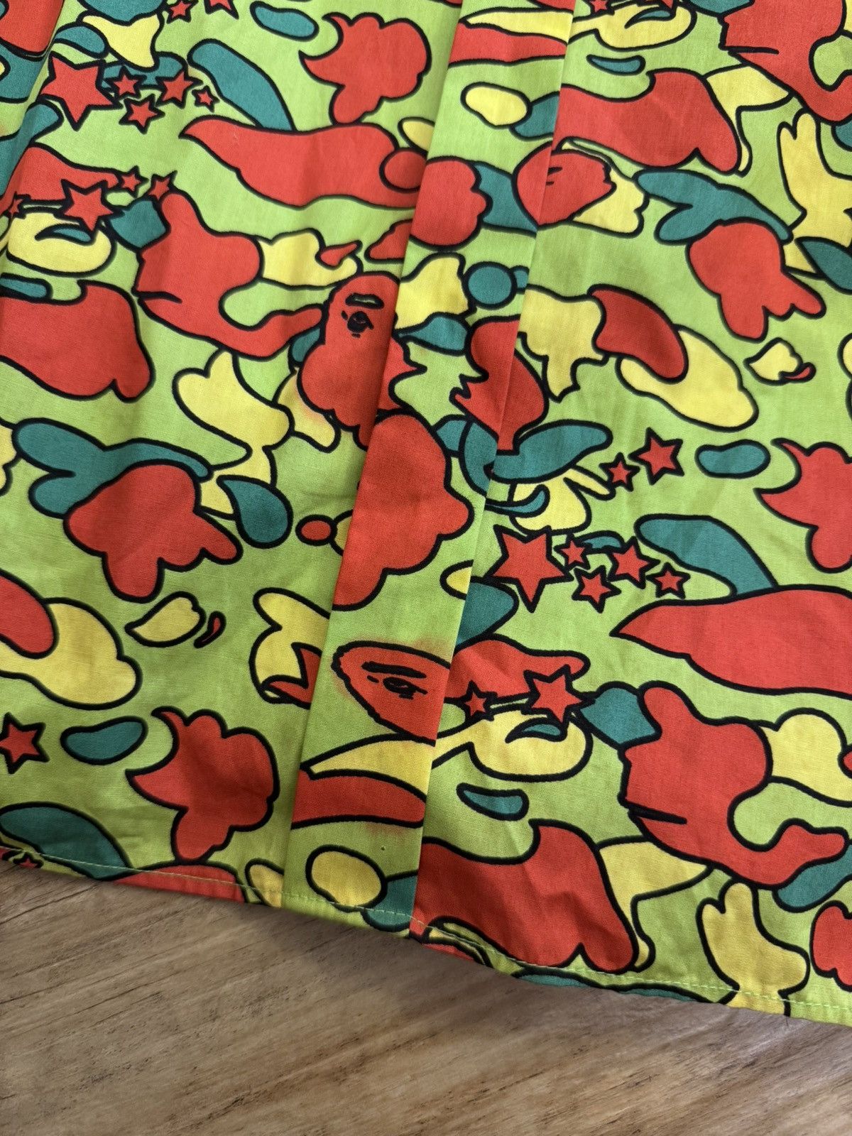 Bape A Bathing Ape psyche camo long sleeve shirt Size US L / EU 52-54 / 3 - 6 Thumbnail