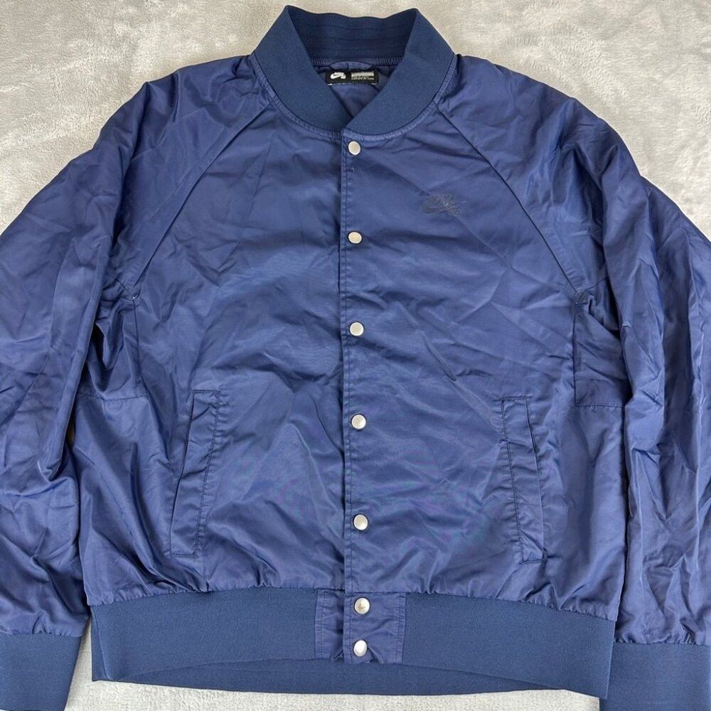Nike Nike SB Blue Bomber Jacket Men’s Size L Size US L / EU 52-54 / 3 - 1 Thumbnail