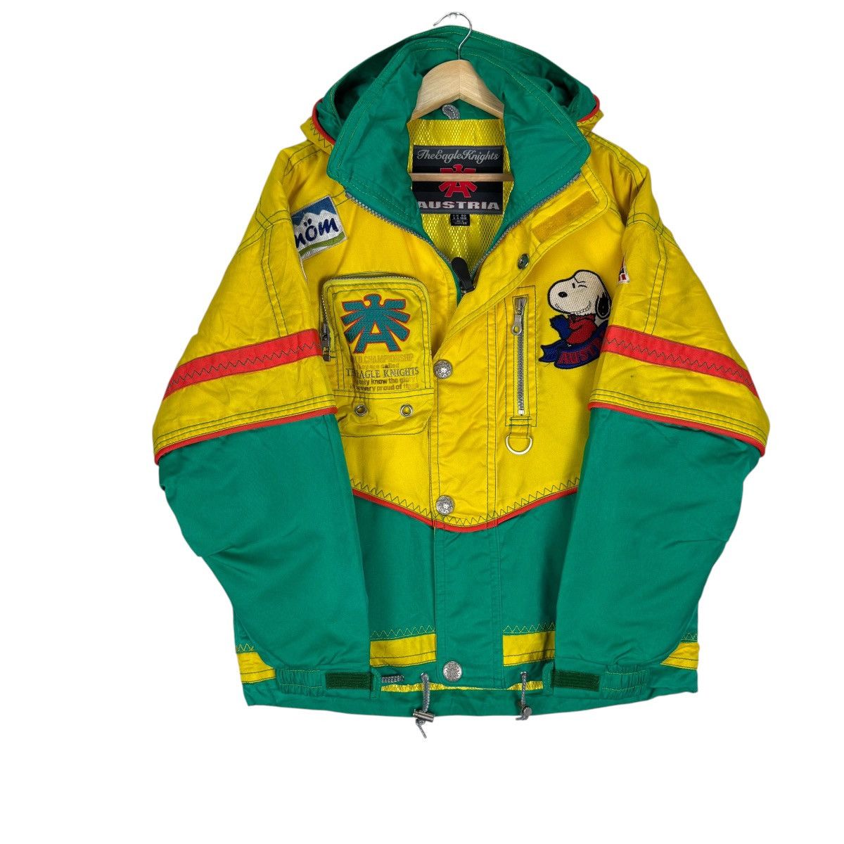 Goldwin SNOOPY AUSTRIA HOODIE JOE COOL SKI JACKET Size US S / EU 44-46 / 1 - 1 Thumbnail