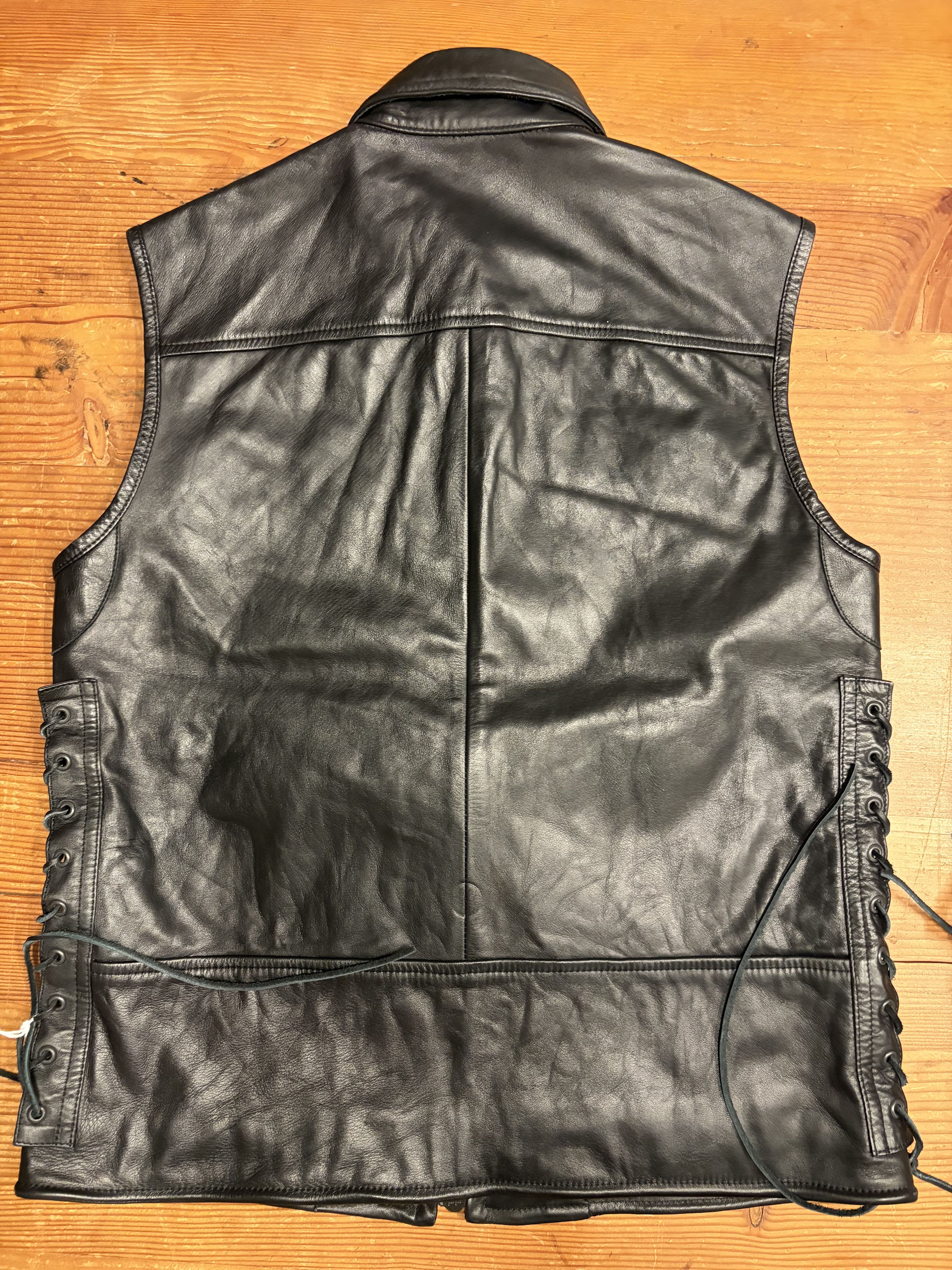 Number (N)ine Leather Vest SS2005 Size US S / EU 44-46 / 1 - 2 Thumbnail