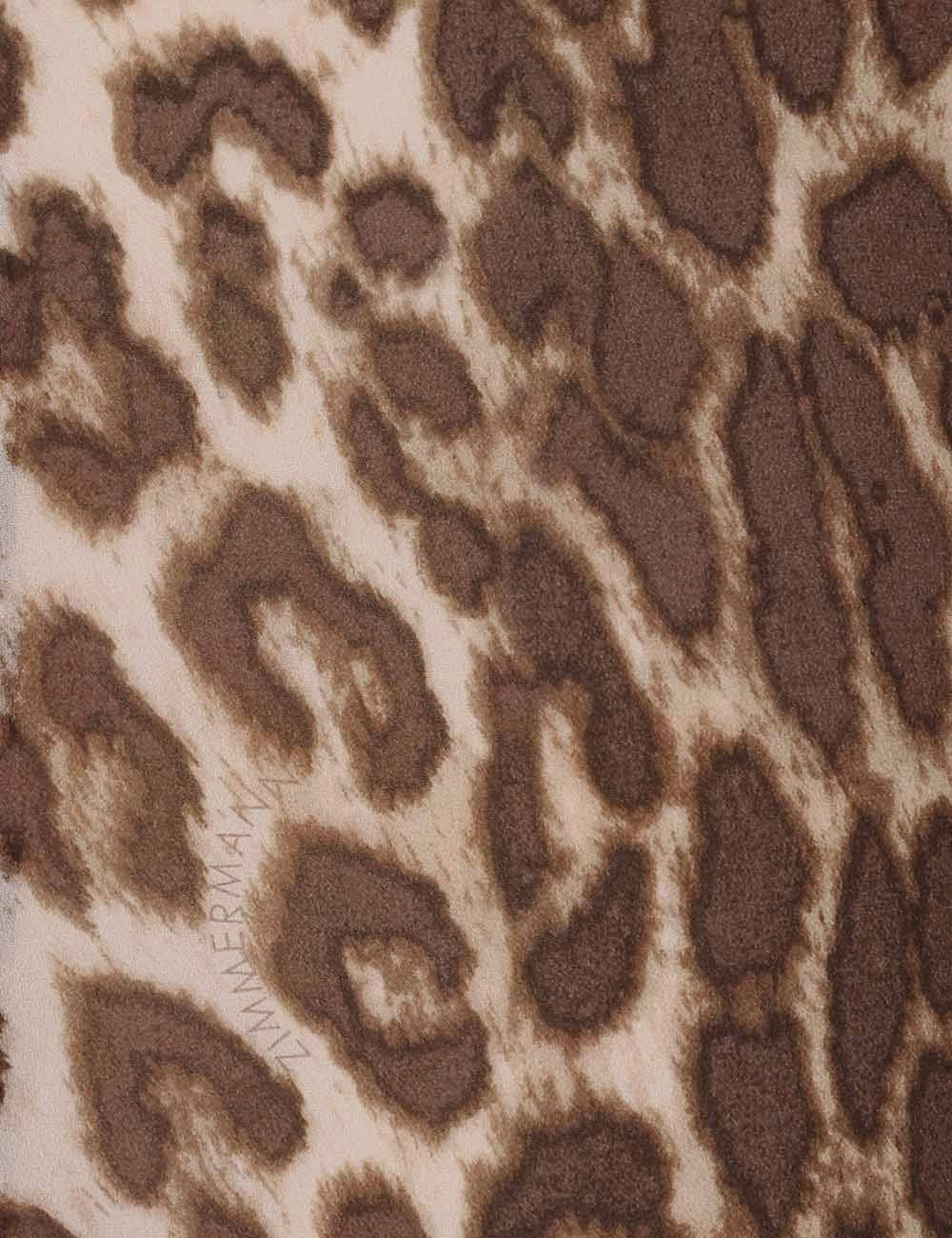 Zimmermann oc11z0925 Illustration Flare Pant in Leopard Size 28" / US 6 / IT 42 - 6 Thumbnail