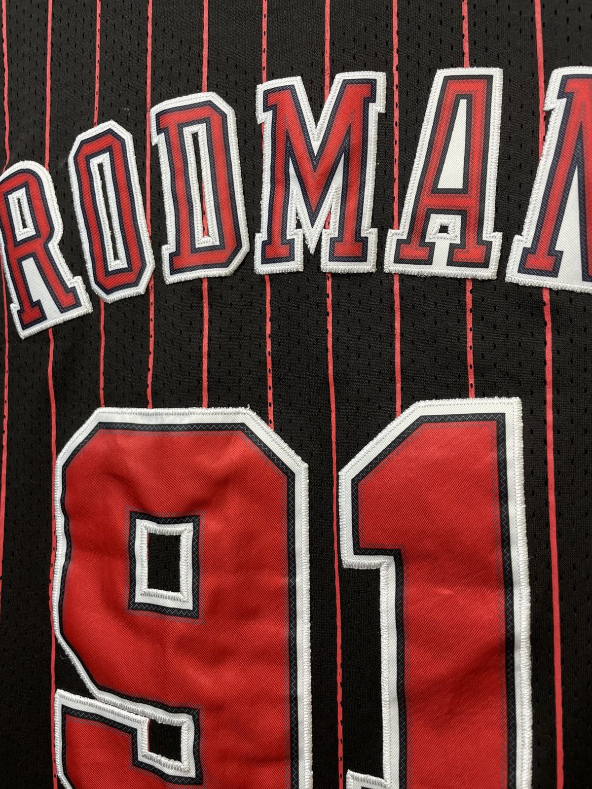 Adidas Chicago Bulls NBA Dennis Rodman #91 Embroidered Jersey Size US XL / EU 56 / 4 - 11 Thumbnail