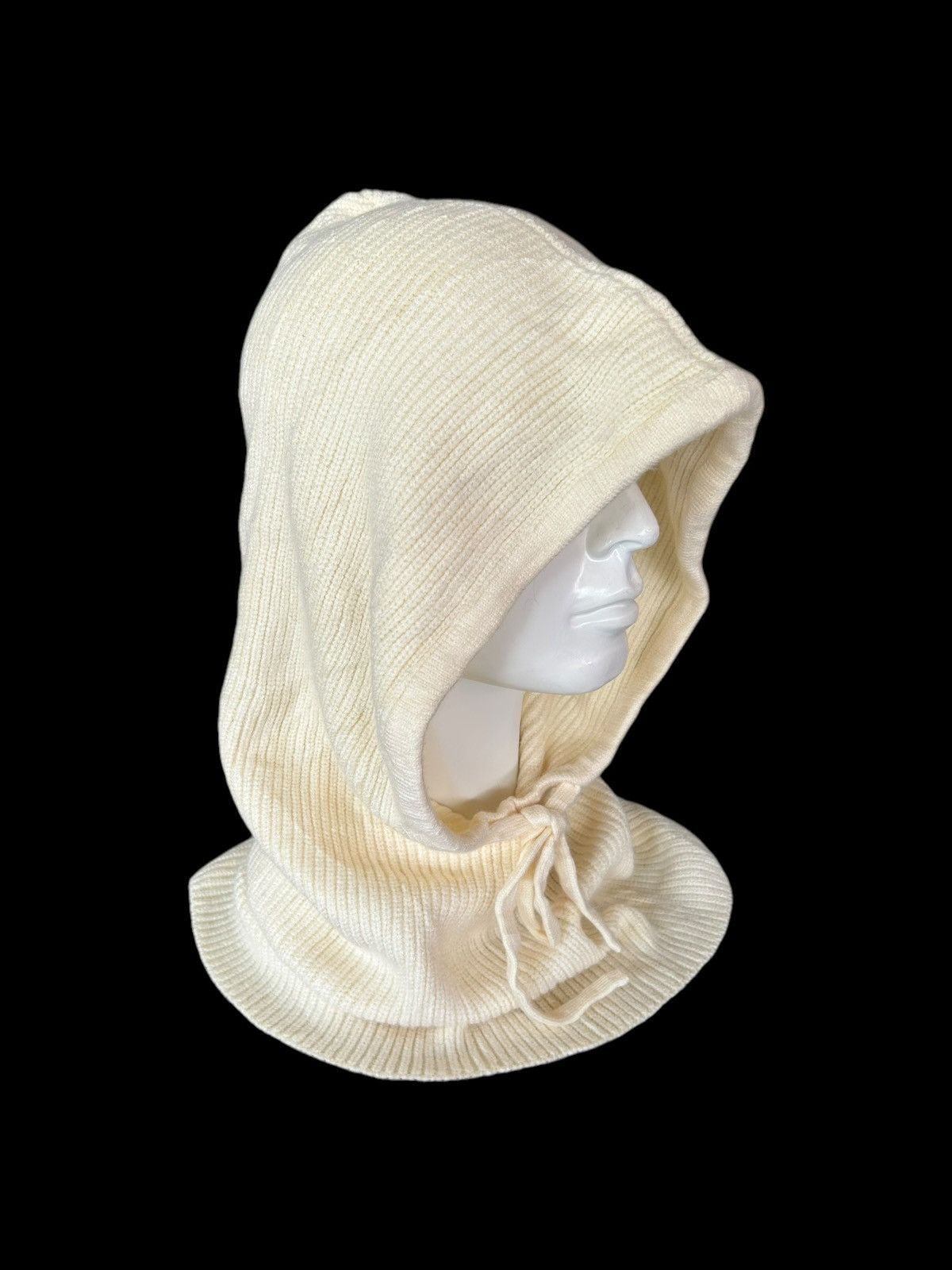Japanese Brand × Kapital × Vintage Balaclava Japanese Brand Wego Knitt Balaclava big Beanie ☠️🎌🎌 Size ONE SIZE - 4 Thumbnail
