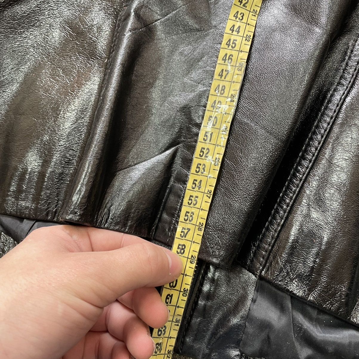 Genuine Leather Vintage Y2K Leather Jacket Biker Punk Opium BALENCIAGA Style Size XL / US 12-14 / IT 48-50 - 7 Thumbnail