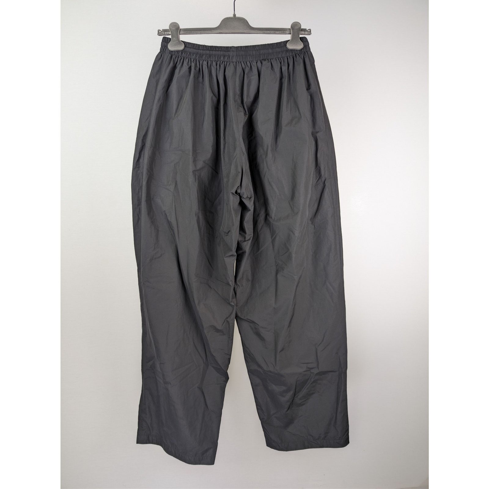 Balenciaga o1rshd1 Techno Poplin Minimal Tracksuit Pants Trousers Black Size US 32 / EU 48 - 9 Thumbnail