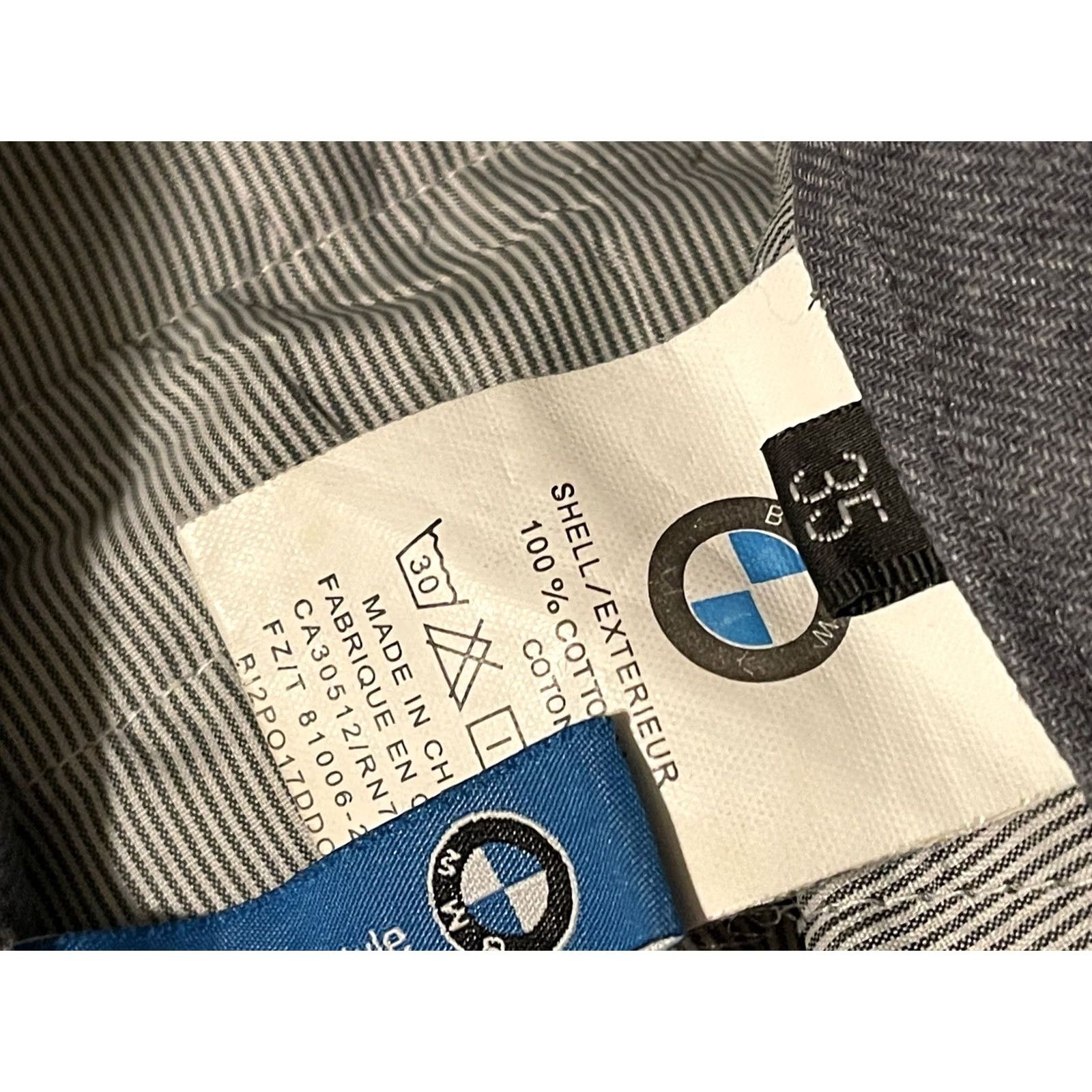 BMW BMW Lifestyle Motorsports Pants Mens Gray Cotton Casual 35x30 Size US 35 - 5 Thumbnail