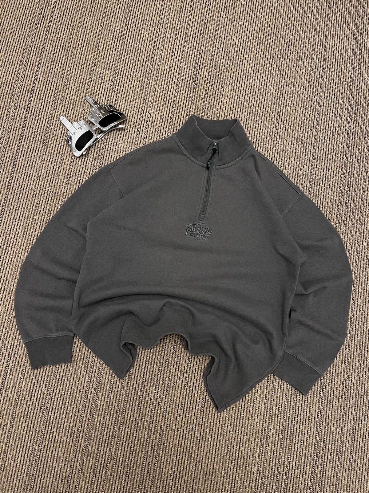 Stussy Swag streetwear performative Stussy halfzip sweatshirt Size US S / EU 44-46 / 1 - 1 Thumbnail