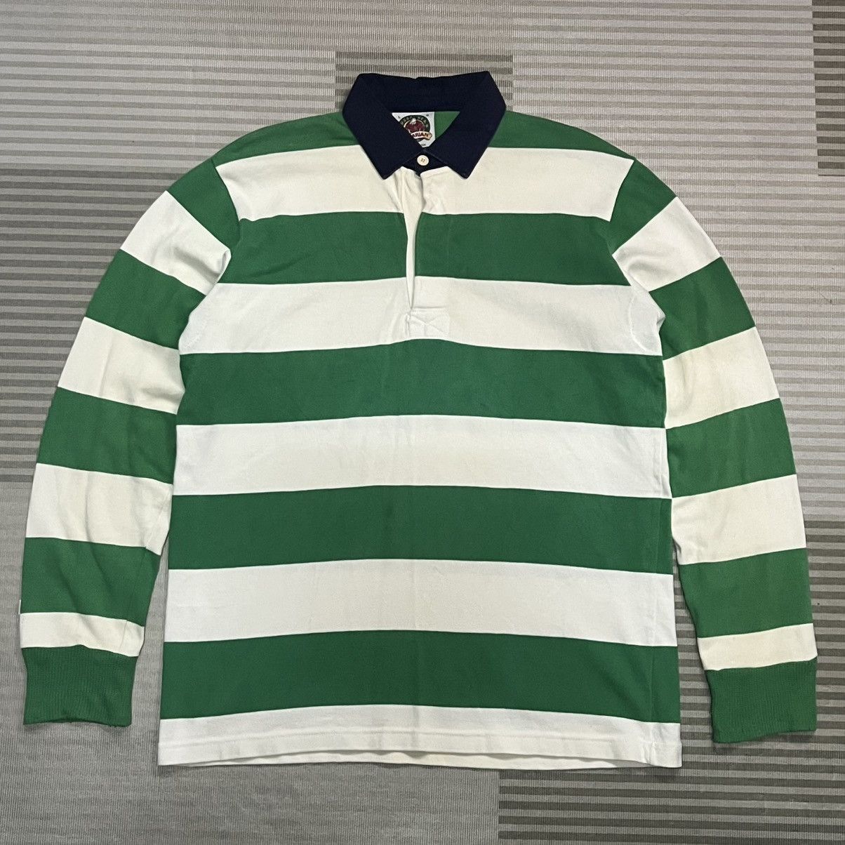 Barbarian Vintage 90s Barbarian Rugby Wear Long Sleeve Shirt Size L Size US L / EU 52-54 / 3 - 2 Thumbnail