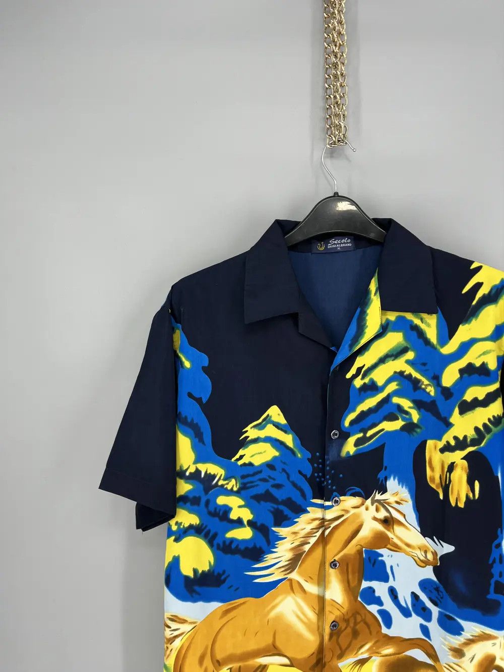 Vintage Vintage Y2K 80's Hawaiian Horse Shirt XLarge Size US XL / EU 56 / 4 - 4 Thumbnail