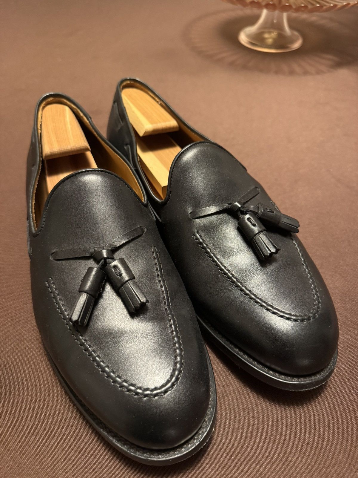 Morjas Black Tassel Loafer 10.5 UK